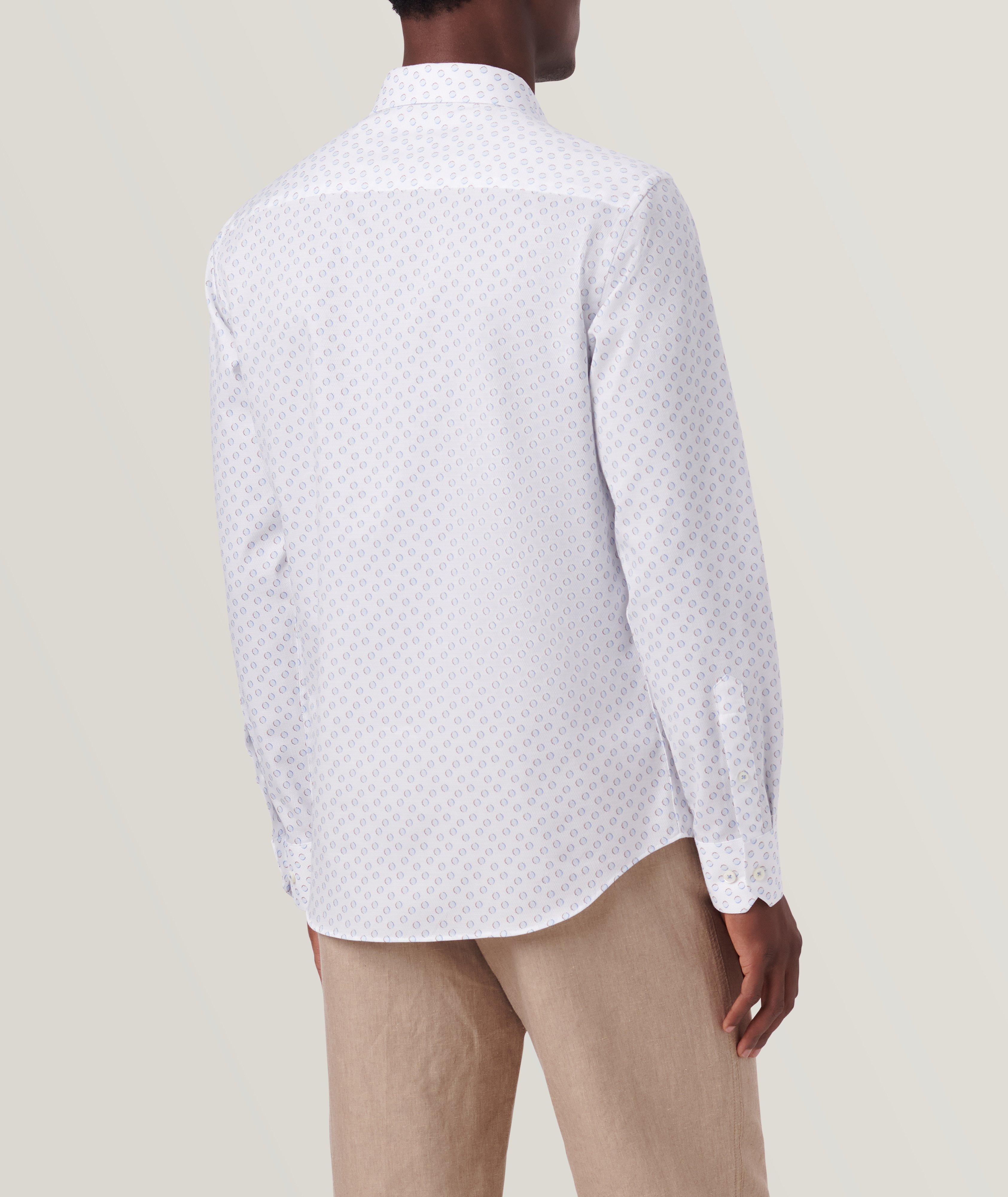 Chemise décontractée en tissu OoohCotton à motif géométrique image 4