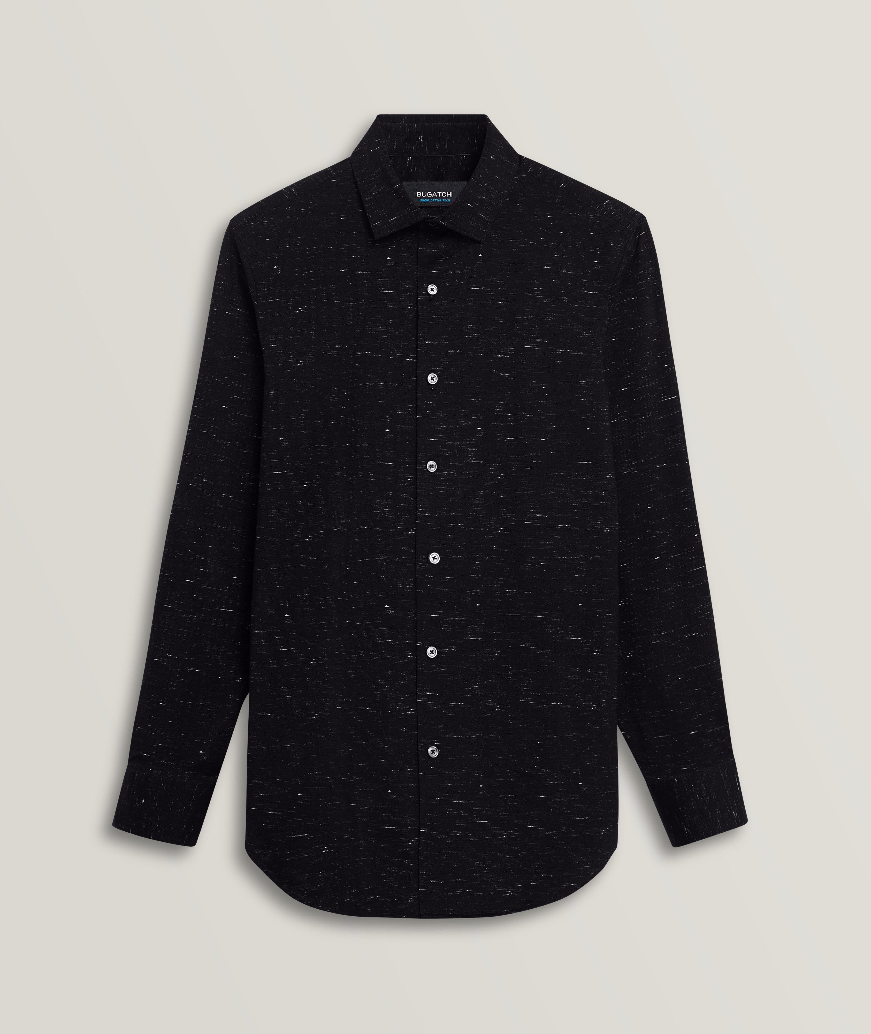 James Mélange Stretch-OoohCotton Sport Shirt image 0