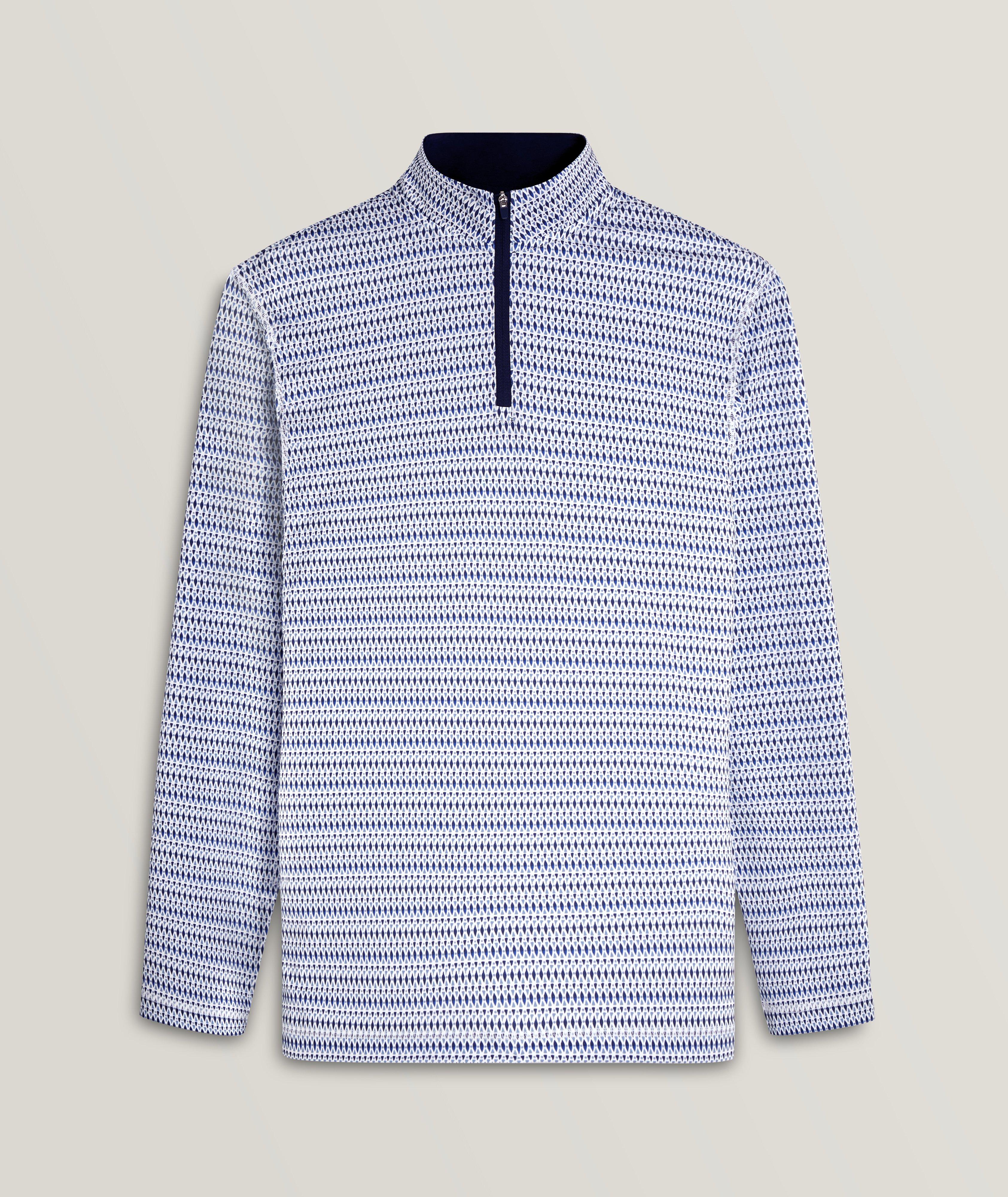 Anthony Stretch-OoohCotton Quarter Zip Pullover image 0