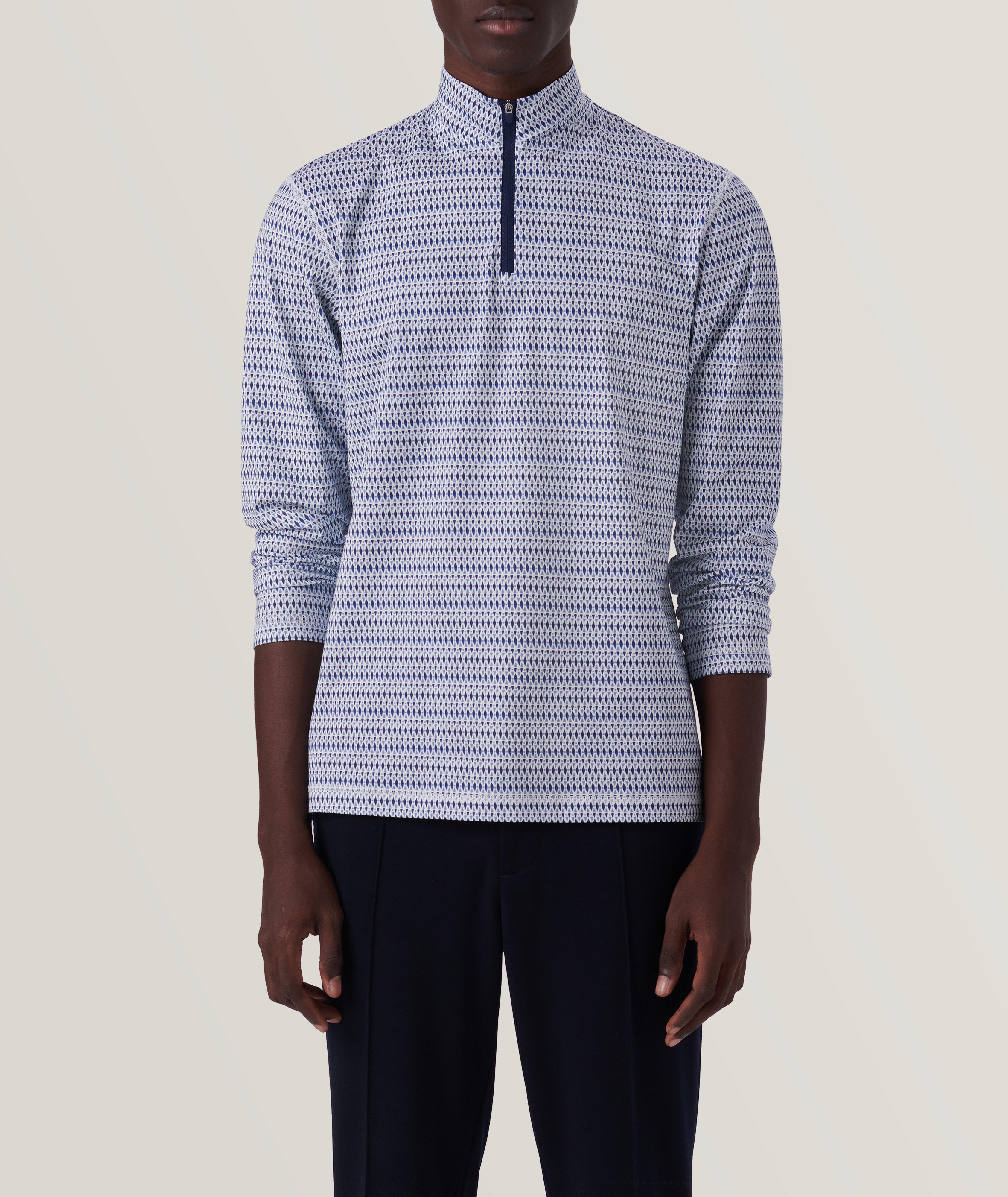 Anthony Stretch-OoohCotton Quarter Zip Pullover image 2