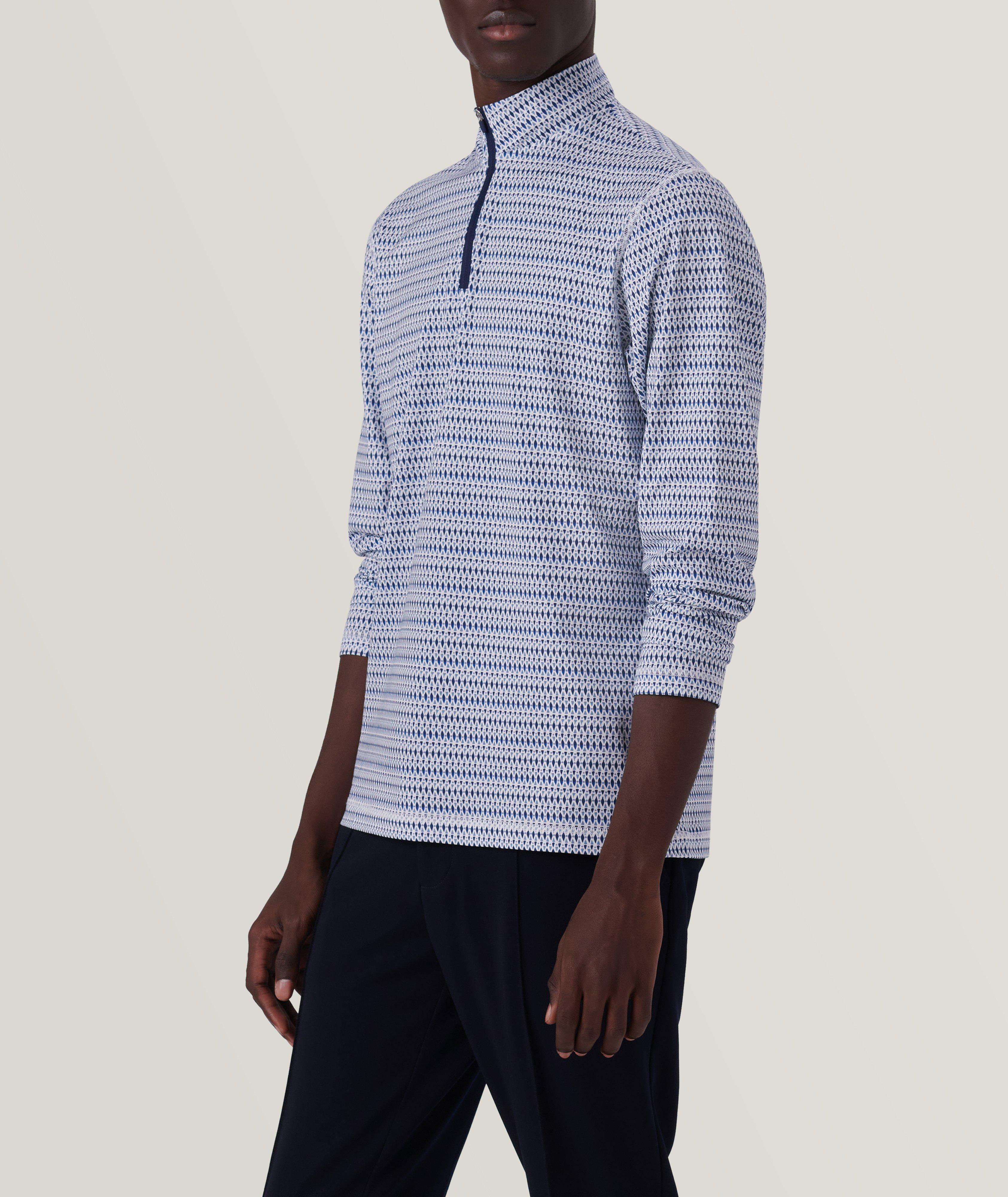 Anthony Stretch-OoohCotton Quarter Zip Pullover image 3