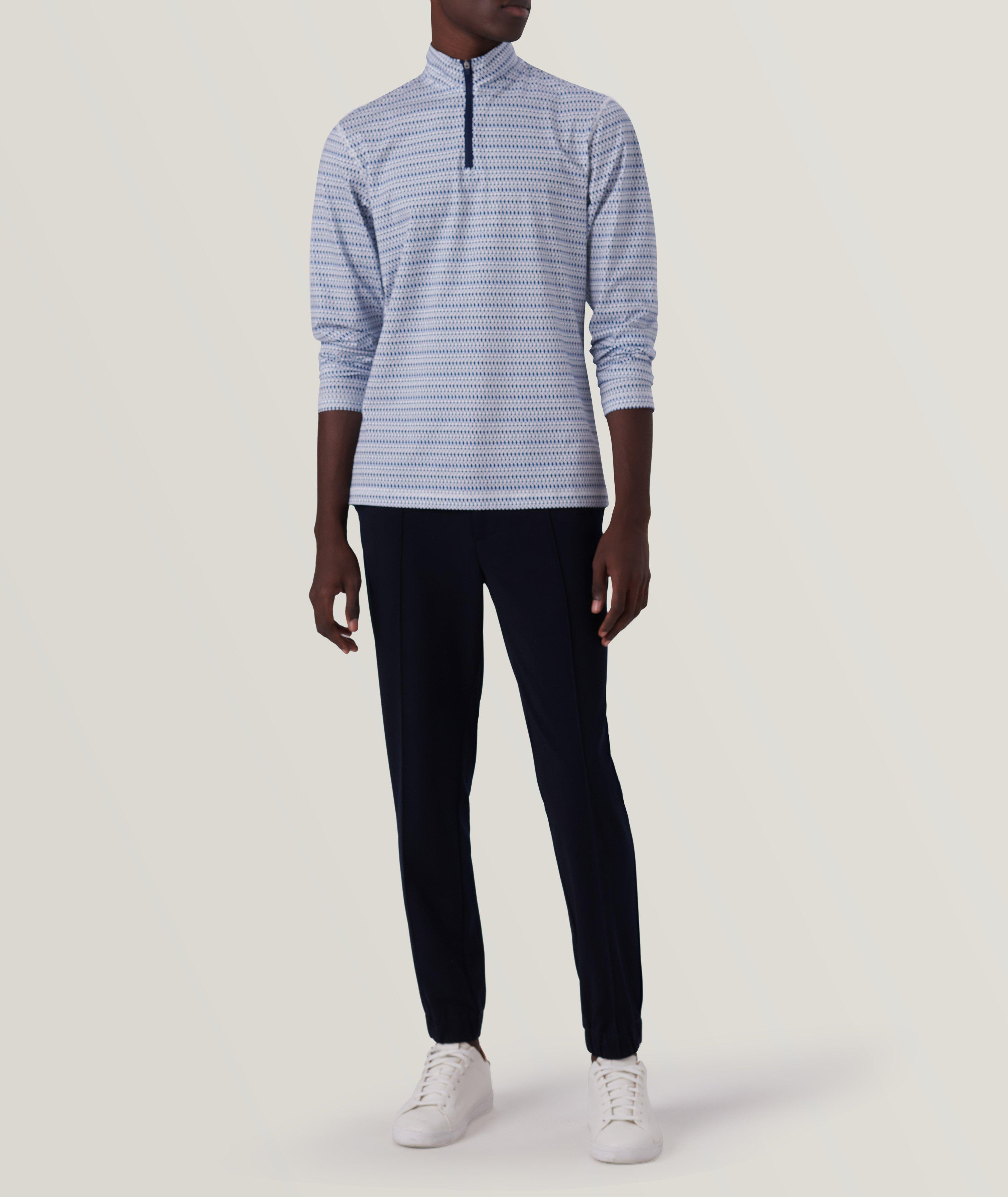 Anthony Stretch-OoohCotton Quarter Zip Pullover image 5