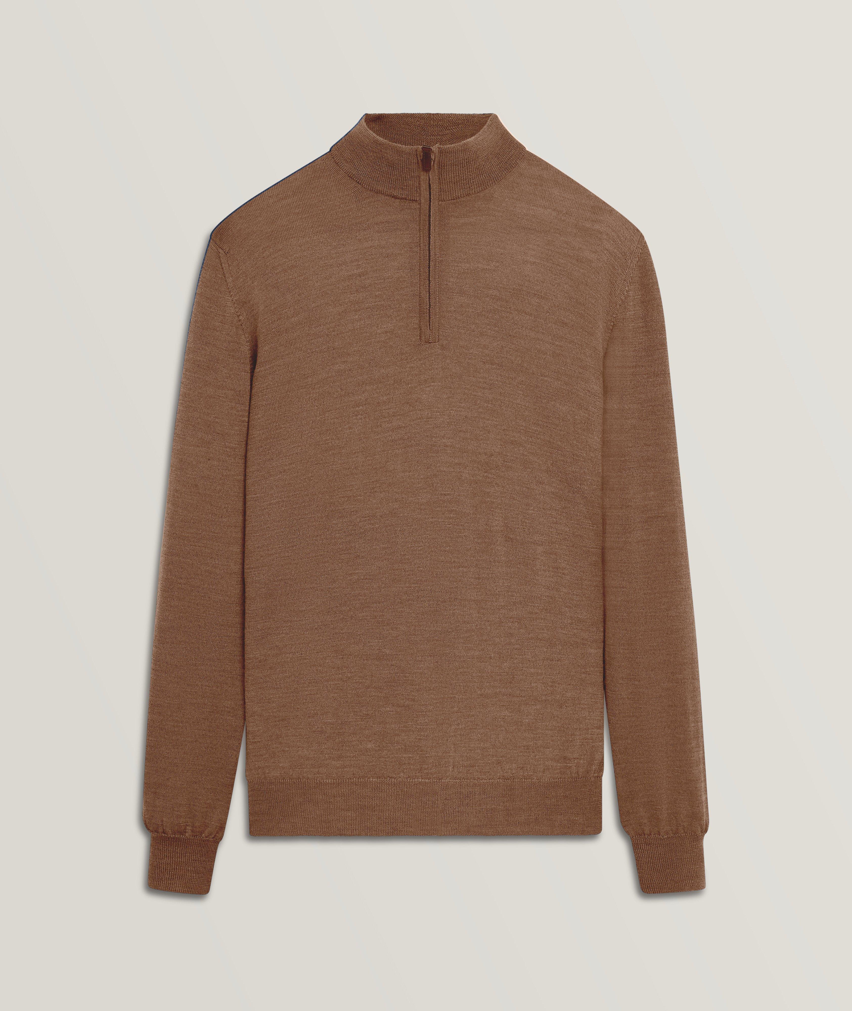 Harmony 4.0 Quarter Zip Merino Wool Sweater image 0