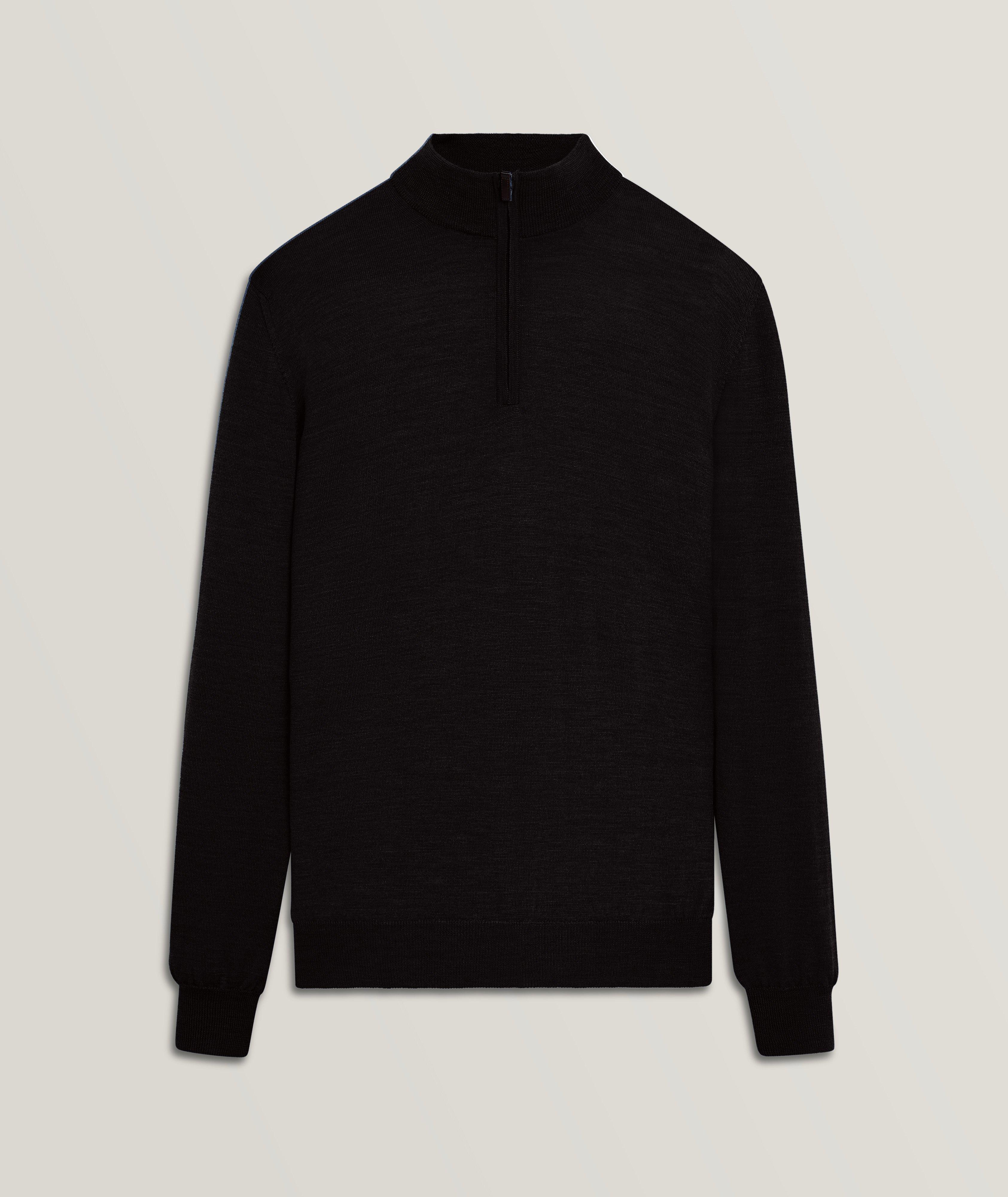 Harmony 4.0 Quarter Zip Merino Wool Sweater image 0