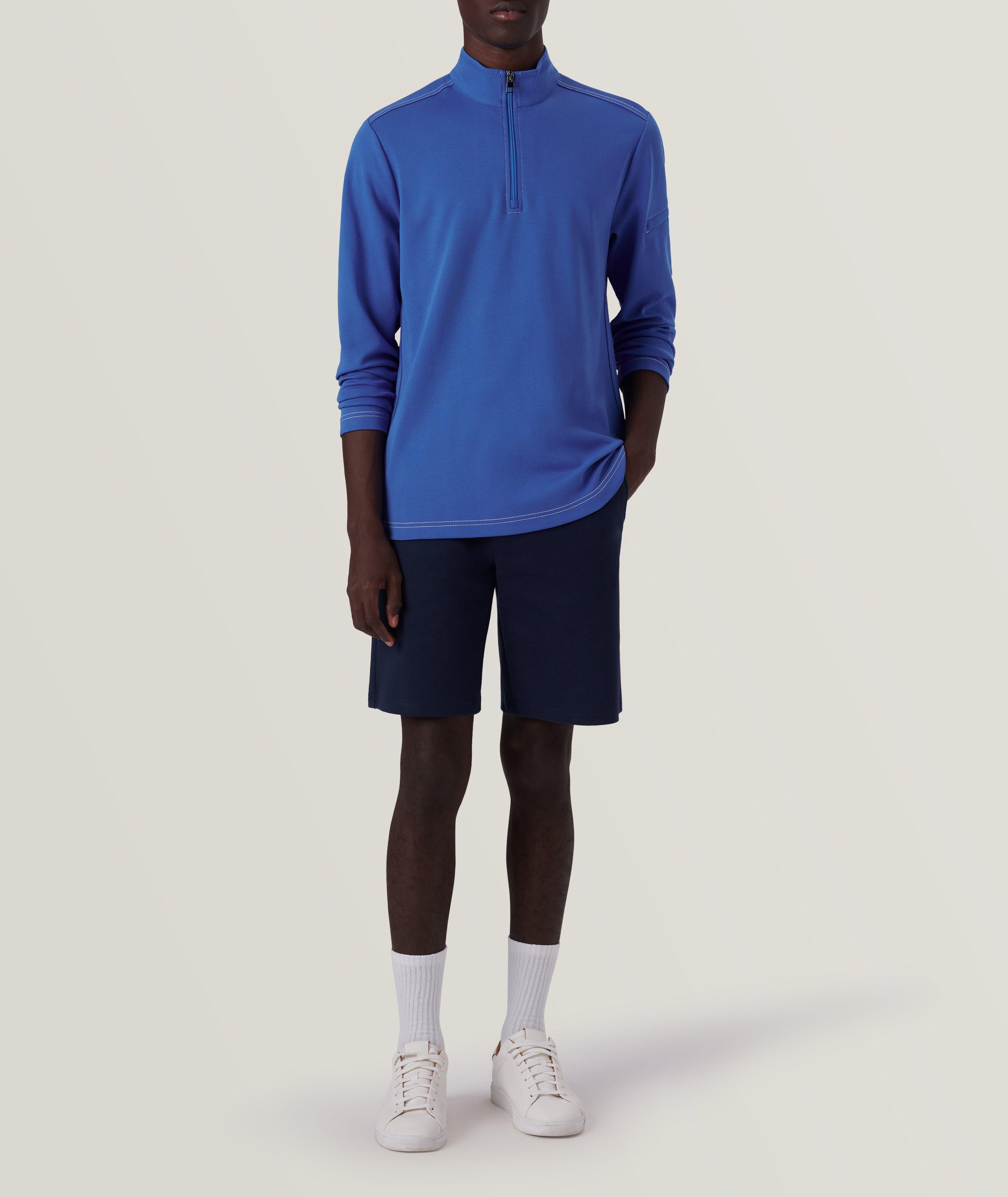 Quarter Zip Cotton Pullover image 5