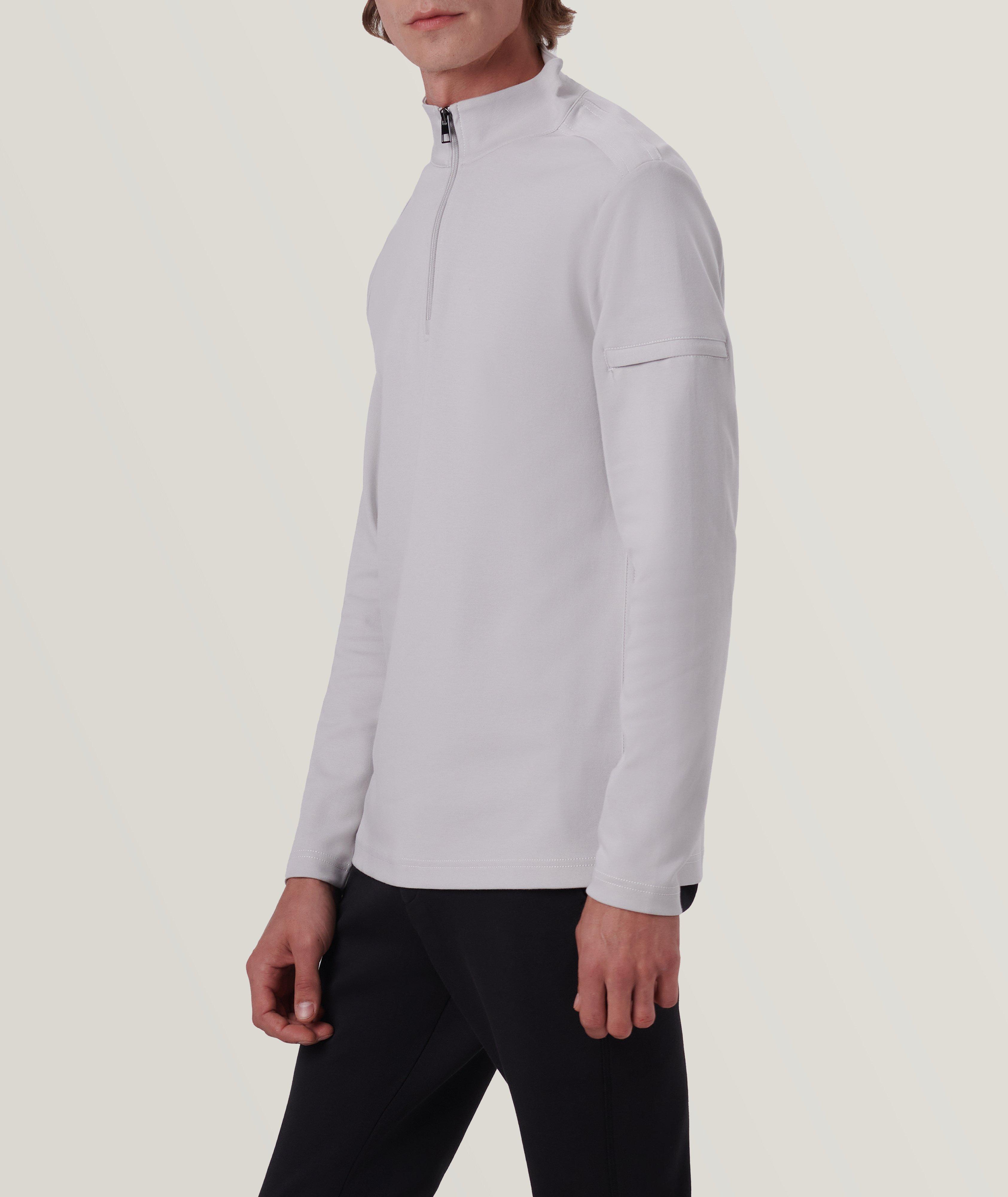 Quarter Zip Cotton Pullover image 3