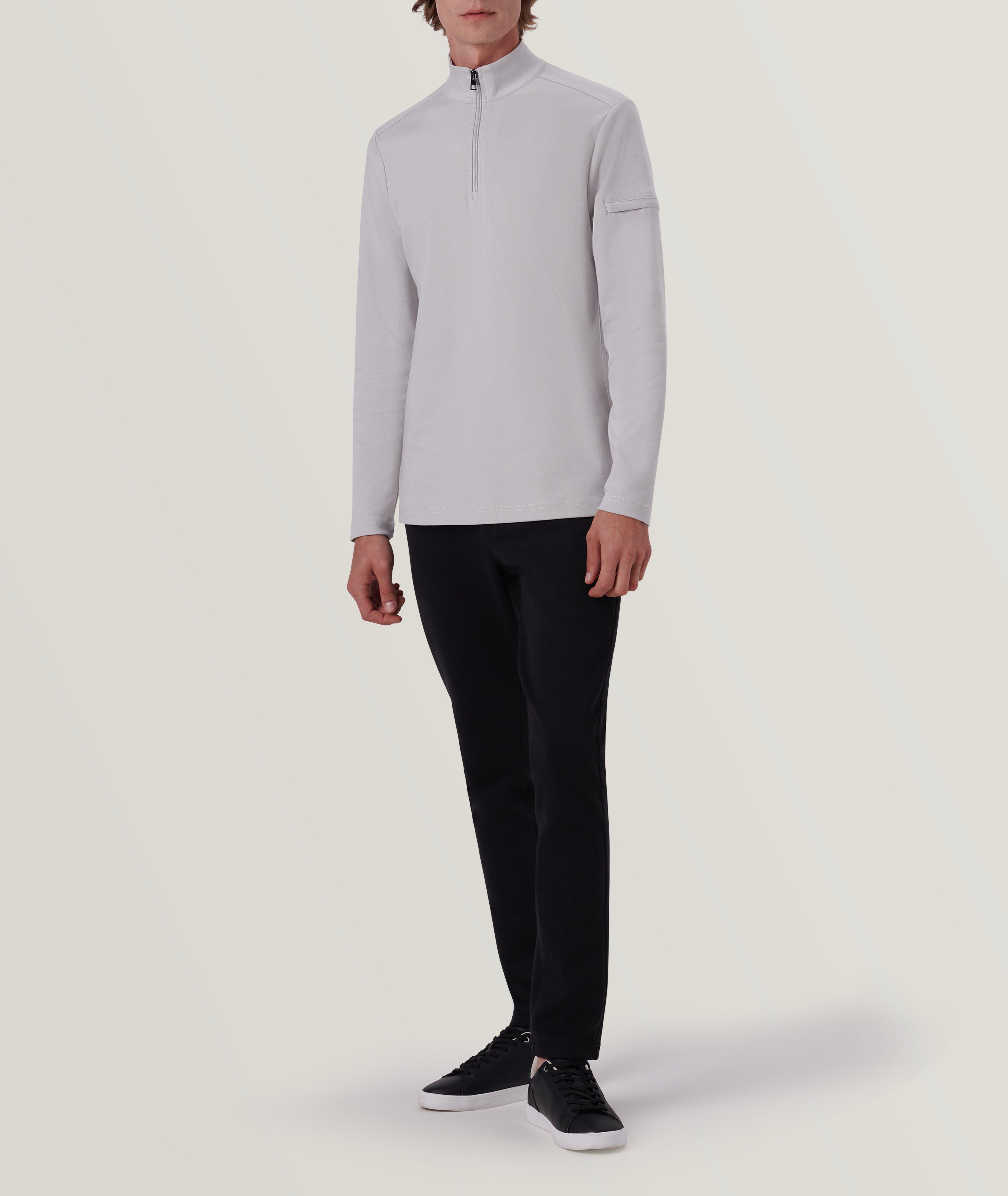 Quarter Zip Cotton Pullover image 5