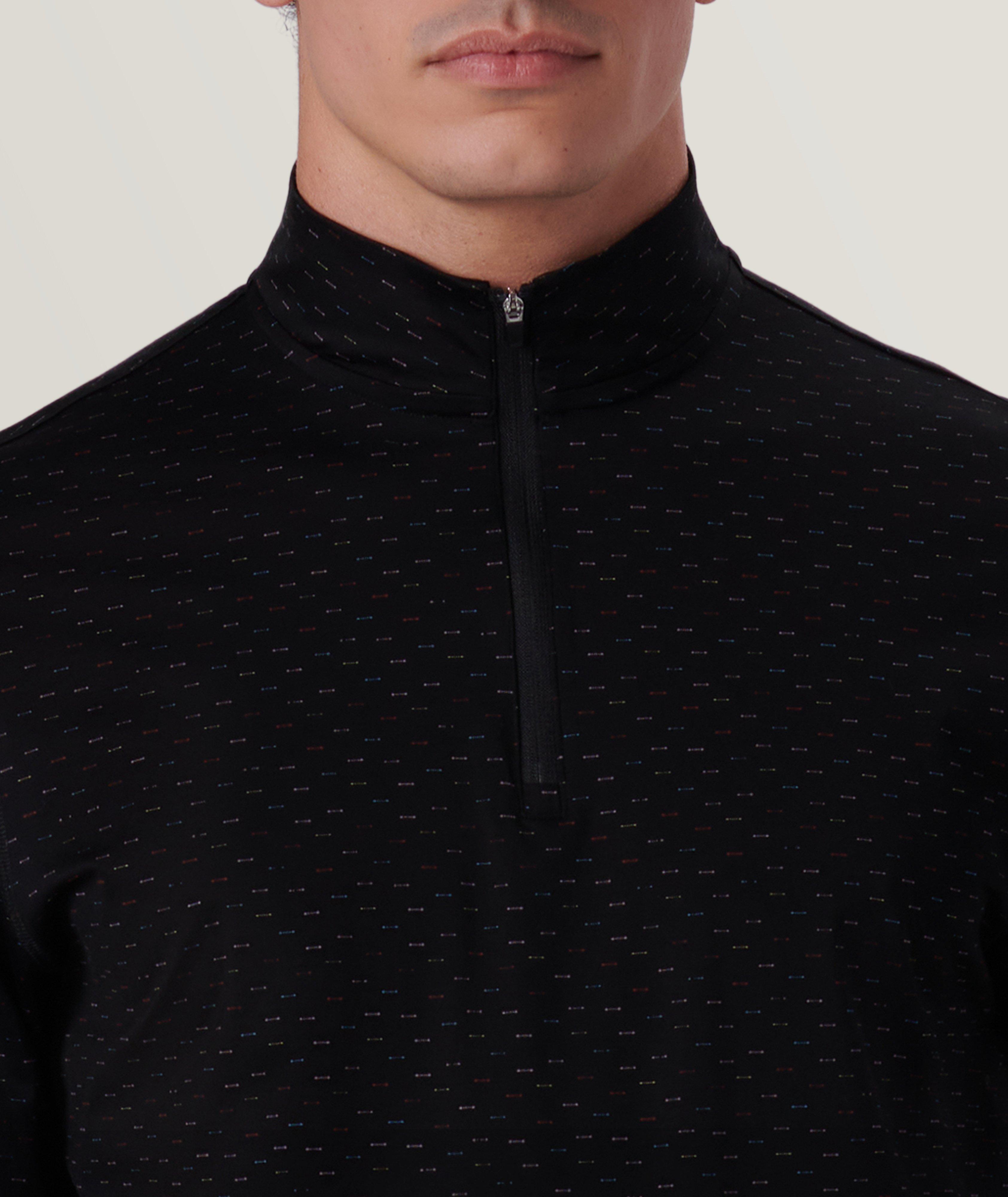 Anthony Stitch Print Stretch-OoohCotton Pullover image 1