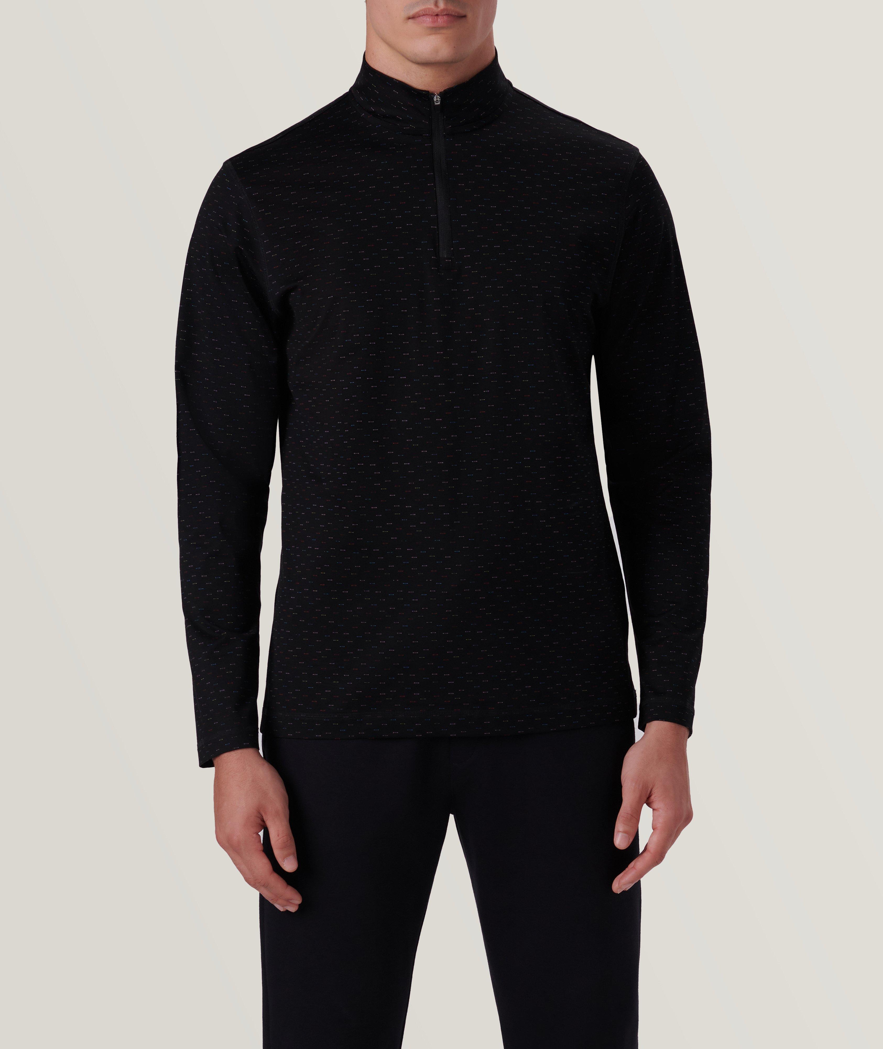 Anthony Stitch Print Stretch-OoohCotton Pullover image 2