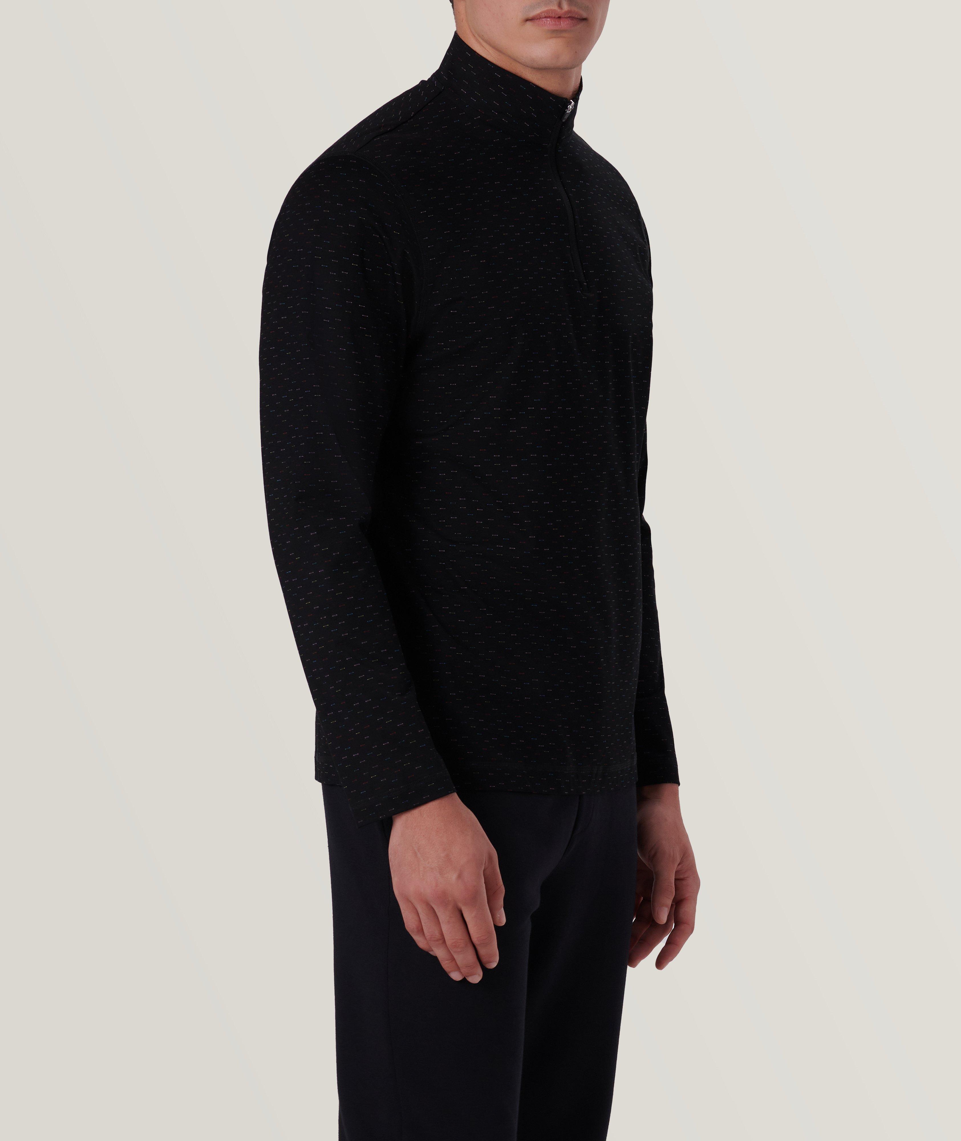 Anthony Stitch Print Stretch-OoohCotton Pullover image 3