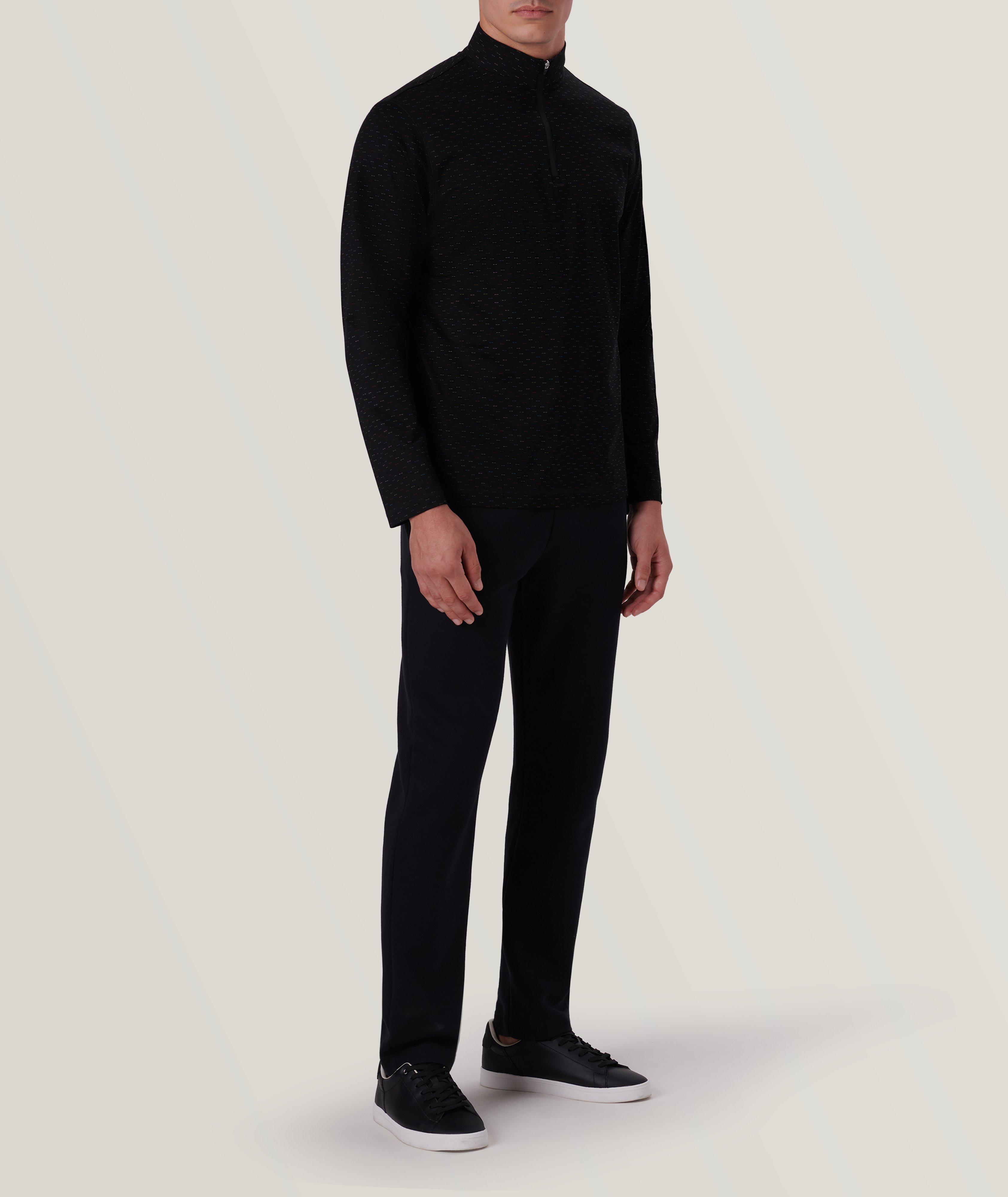 Anthony Stitch Print Stretch-OoohCotton Pullover image 5