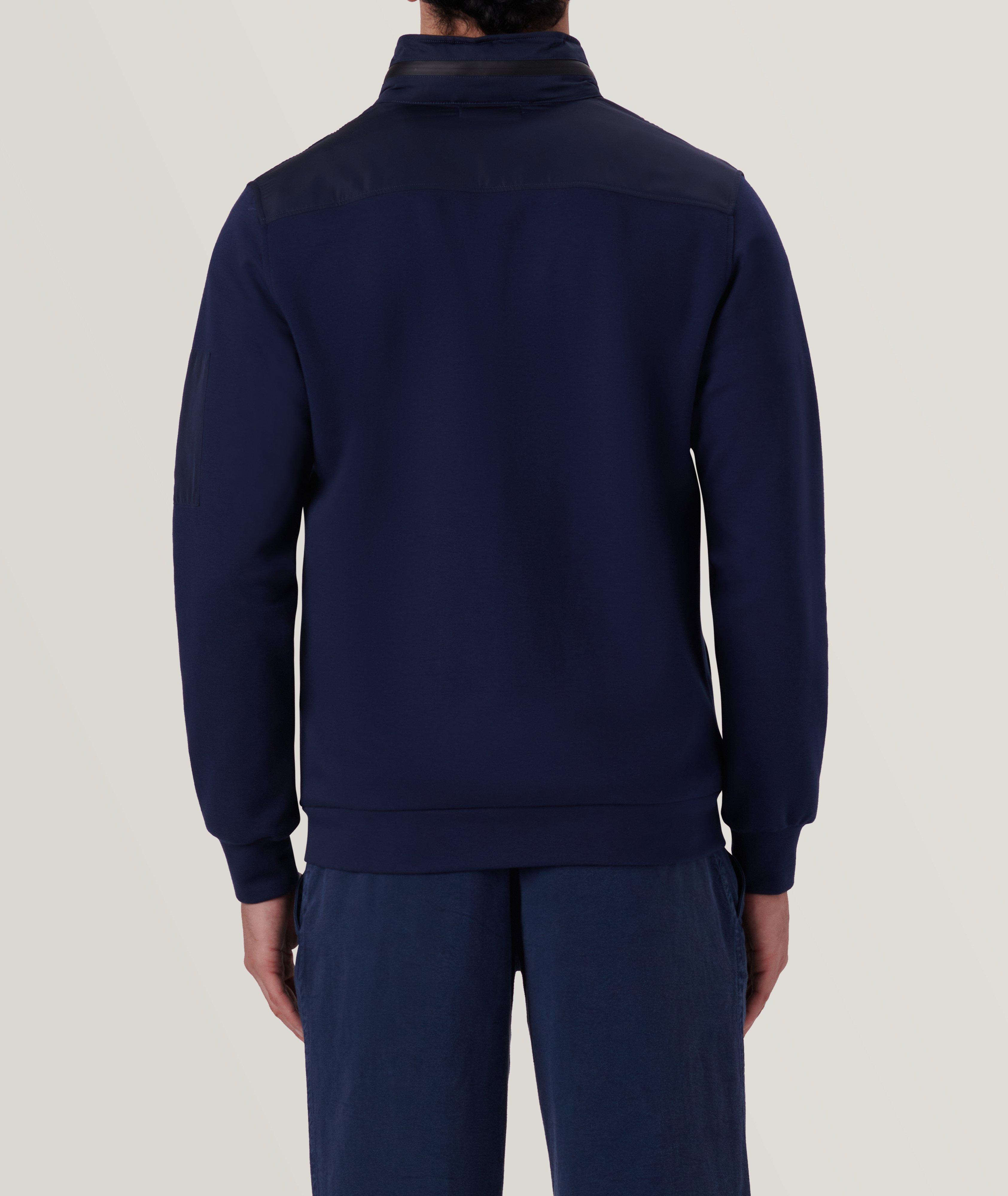 Mock Neck Cotton-Blend Jacket image 4