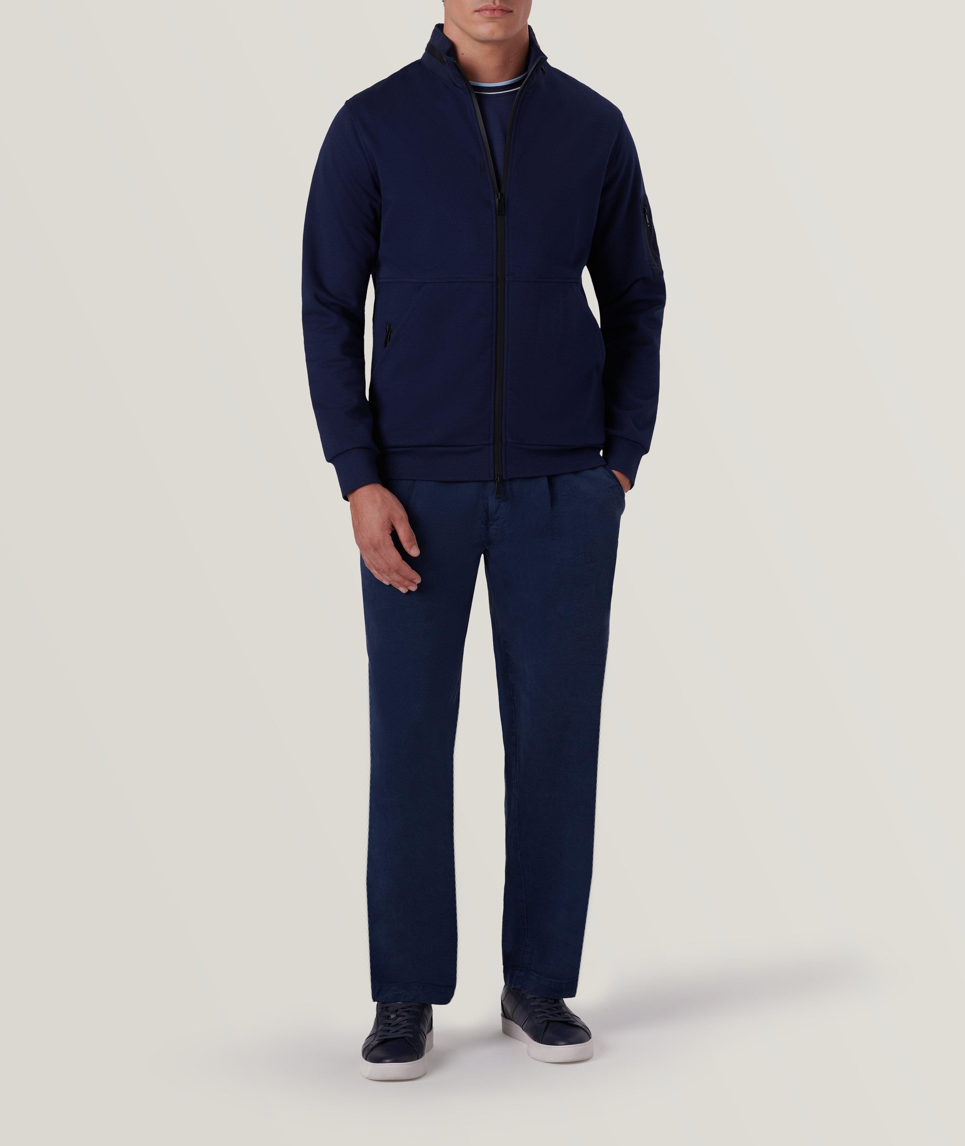 Mock Neck Cotton-Blend Jacket image 5