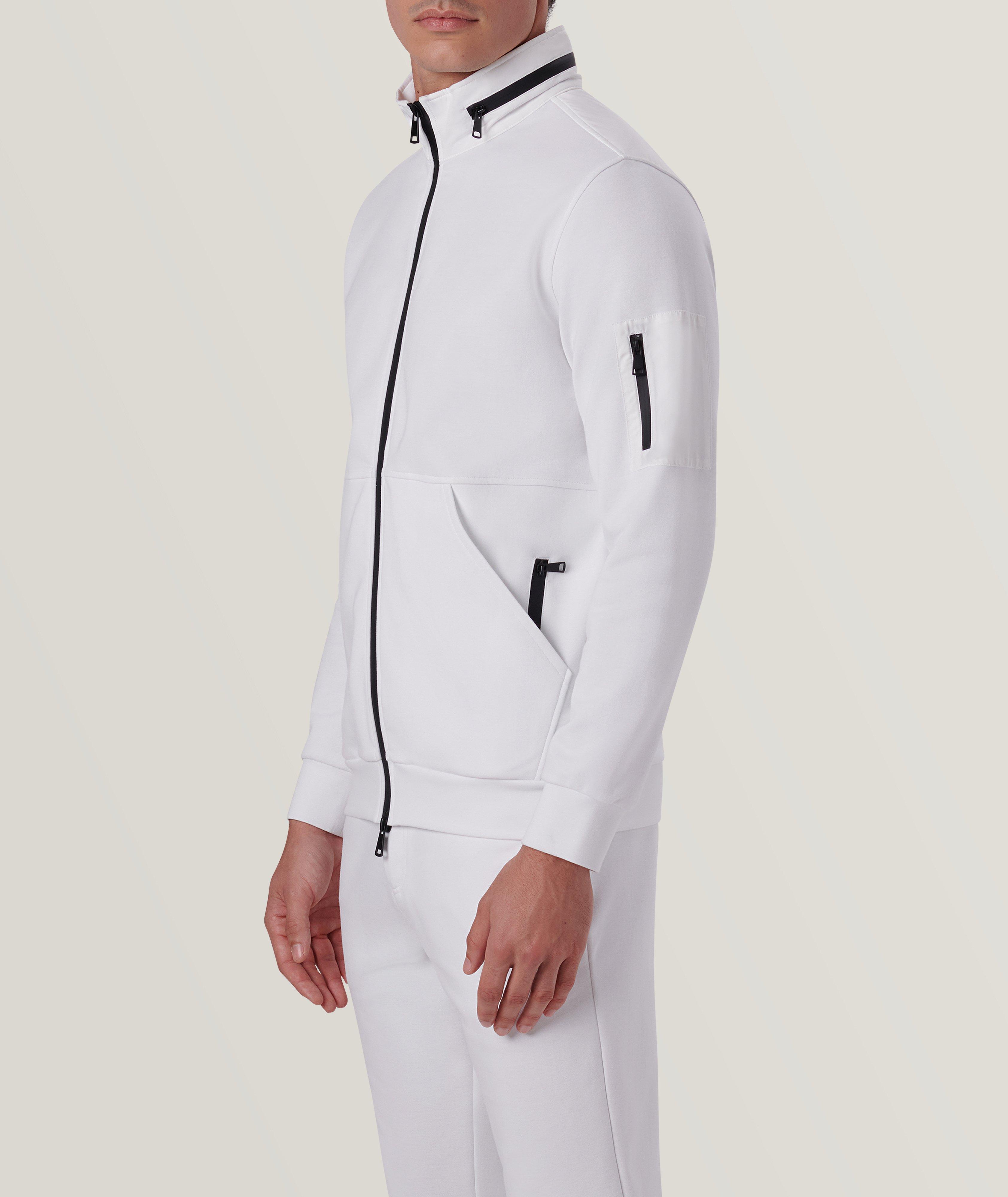 Mock Neck Cotton-Blend Jacket image 3