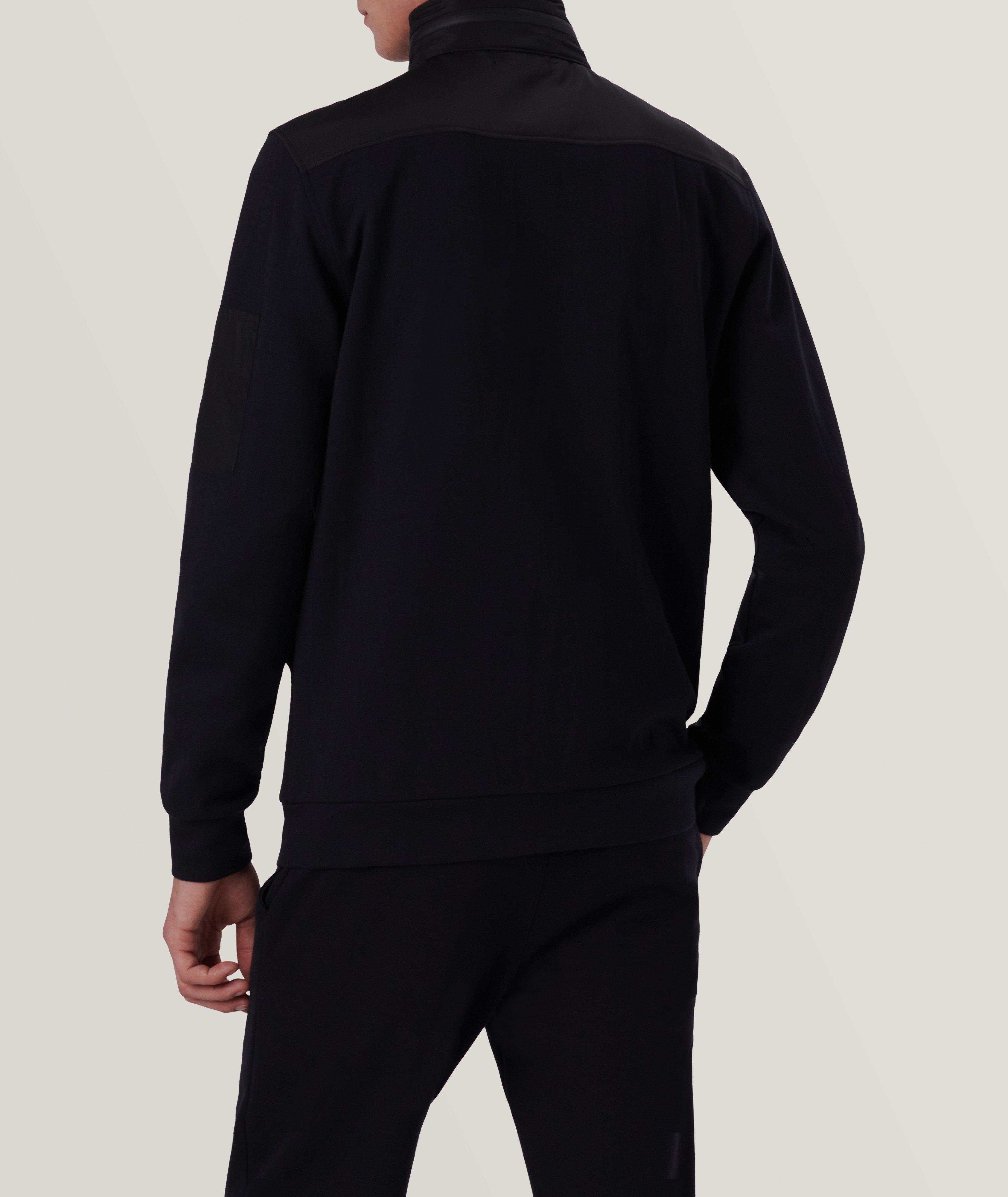 Mock Neck Cotton-Blend Jacket image 4