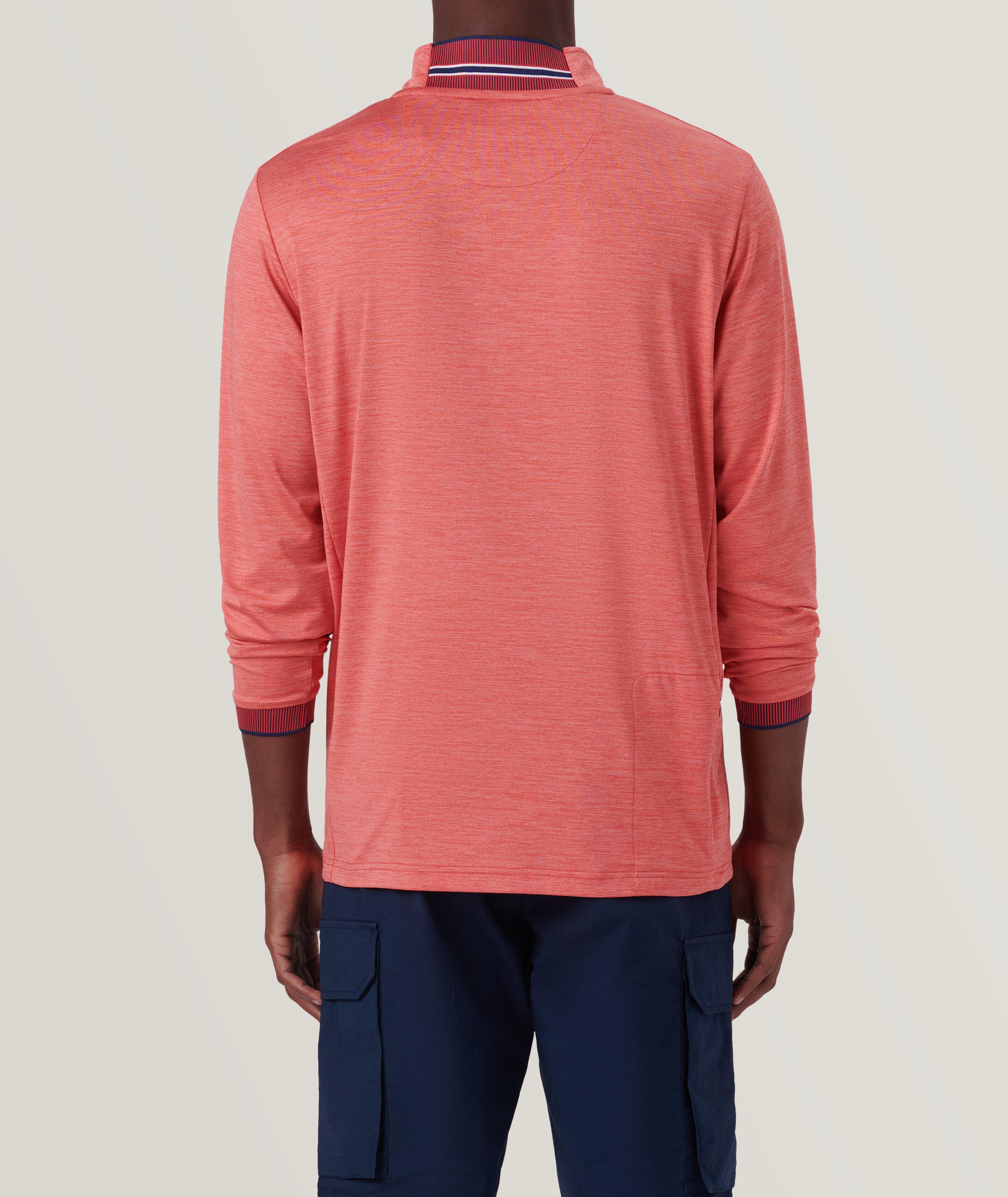 Solid Quarter Zip Pullover image 4