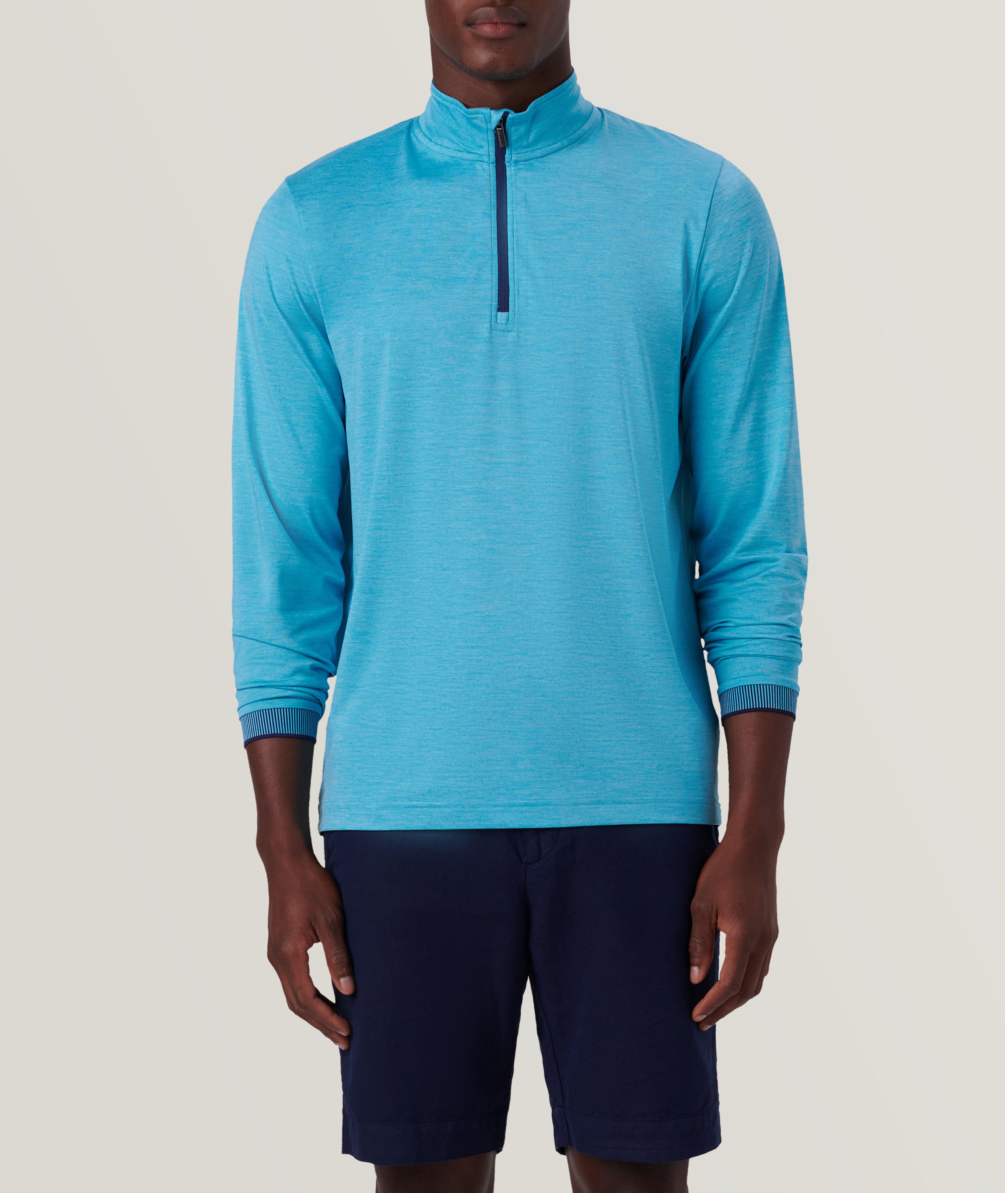 Solid Quarter Zip Pullover image 2