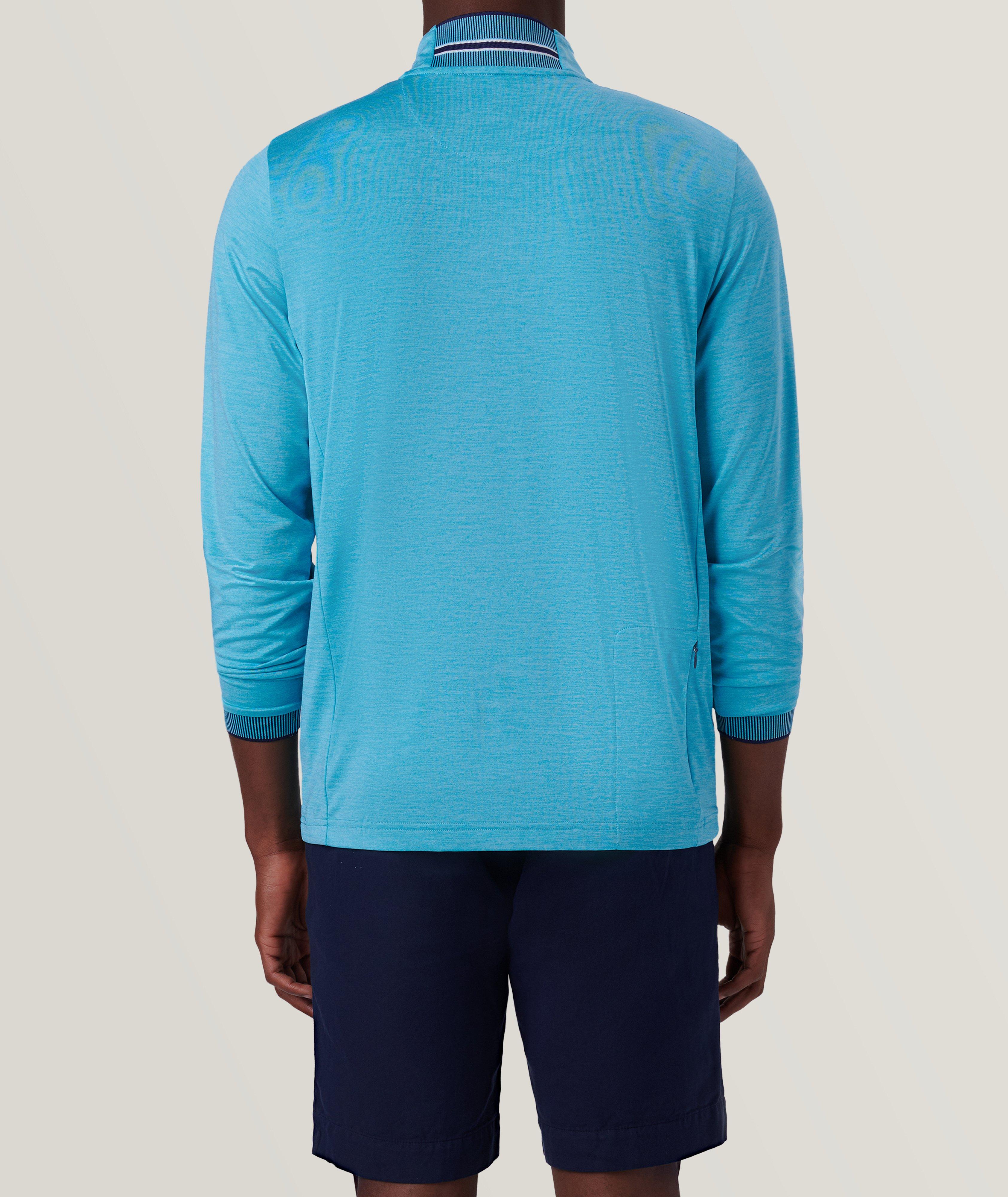 Solid Quarter Zip Pullover image 4