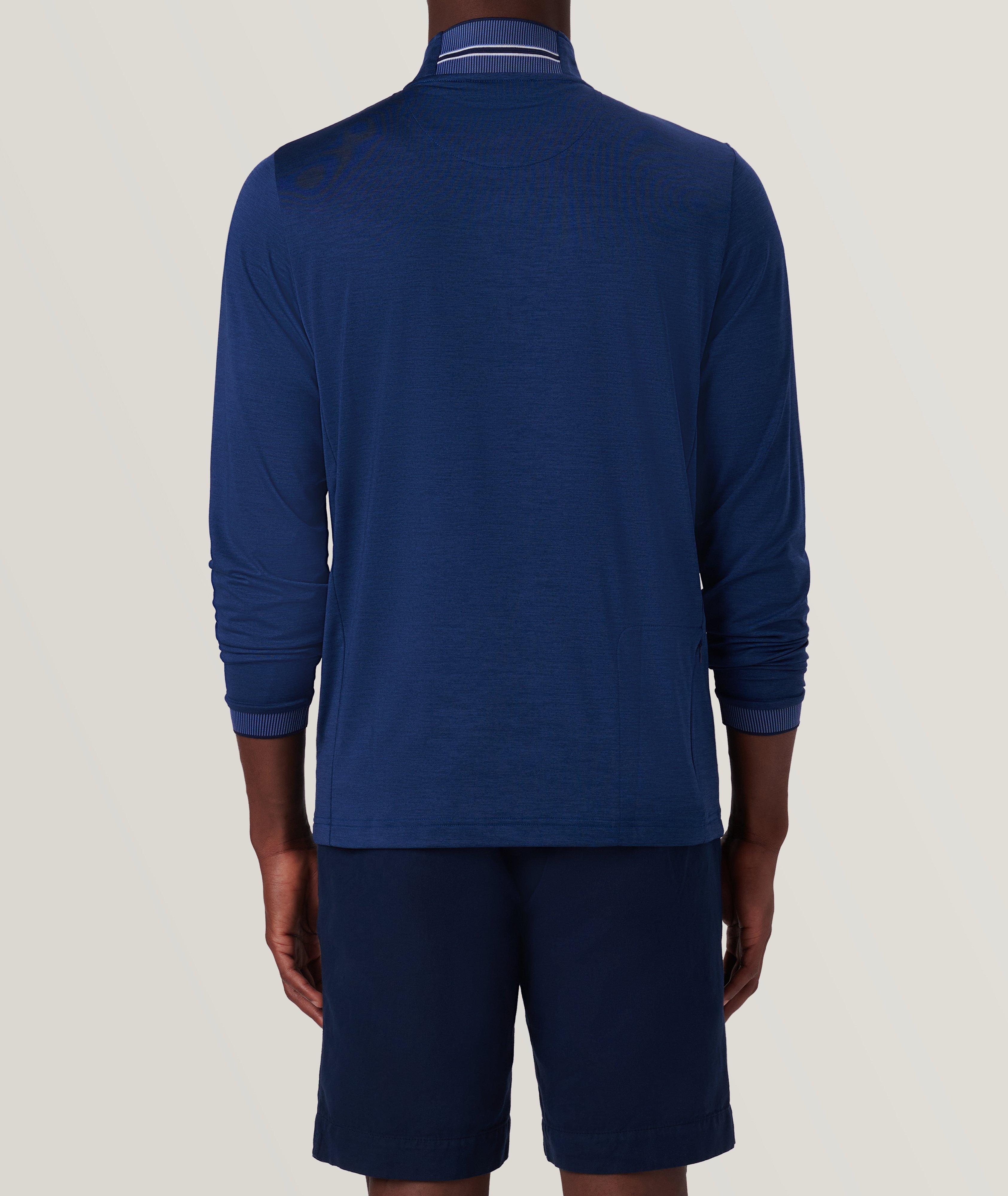 Solid Quarter Zip Pullover image 4