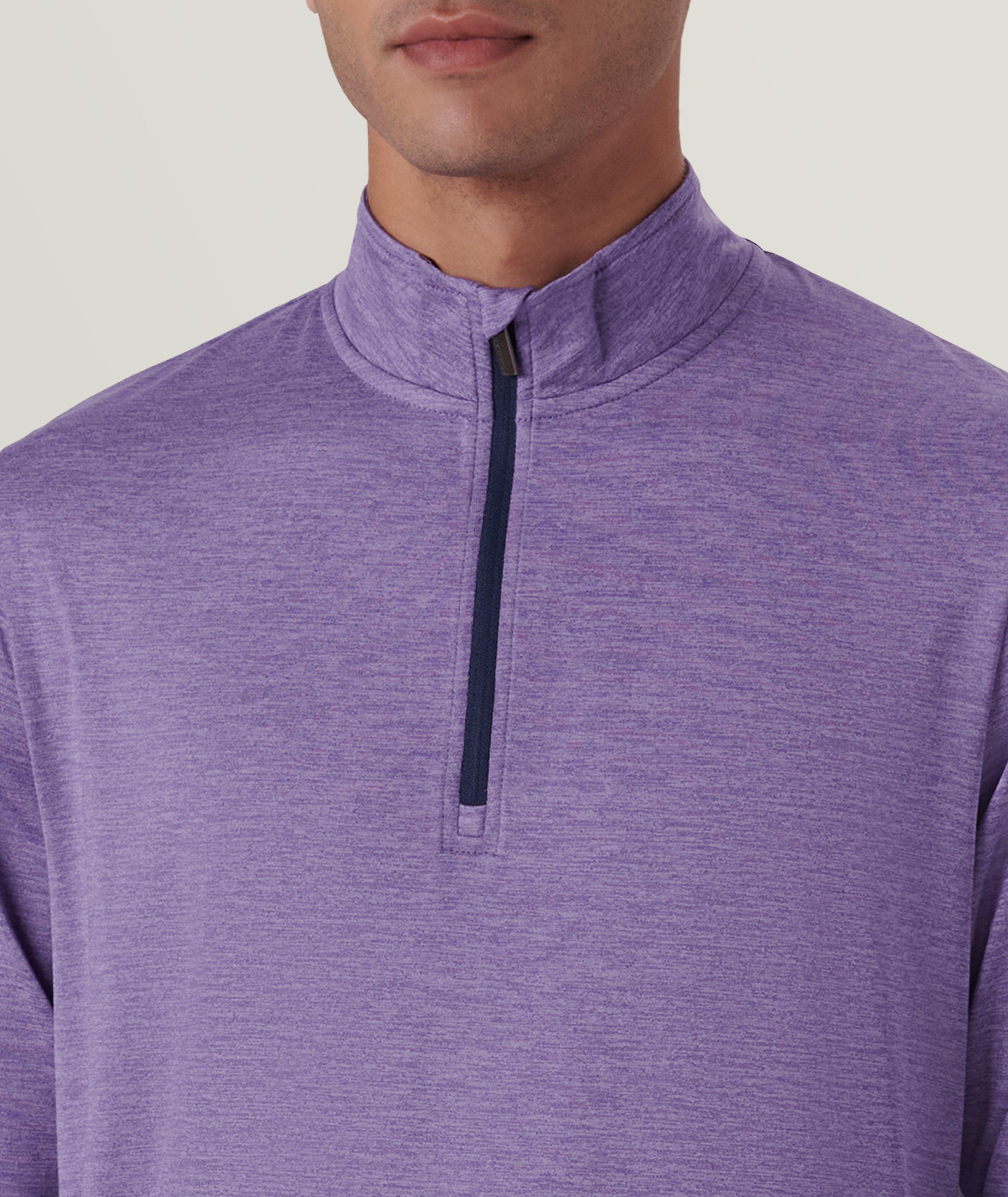 Solid Quarter Zip Pullover image 2