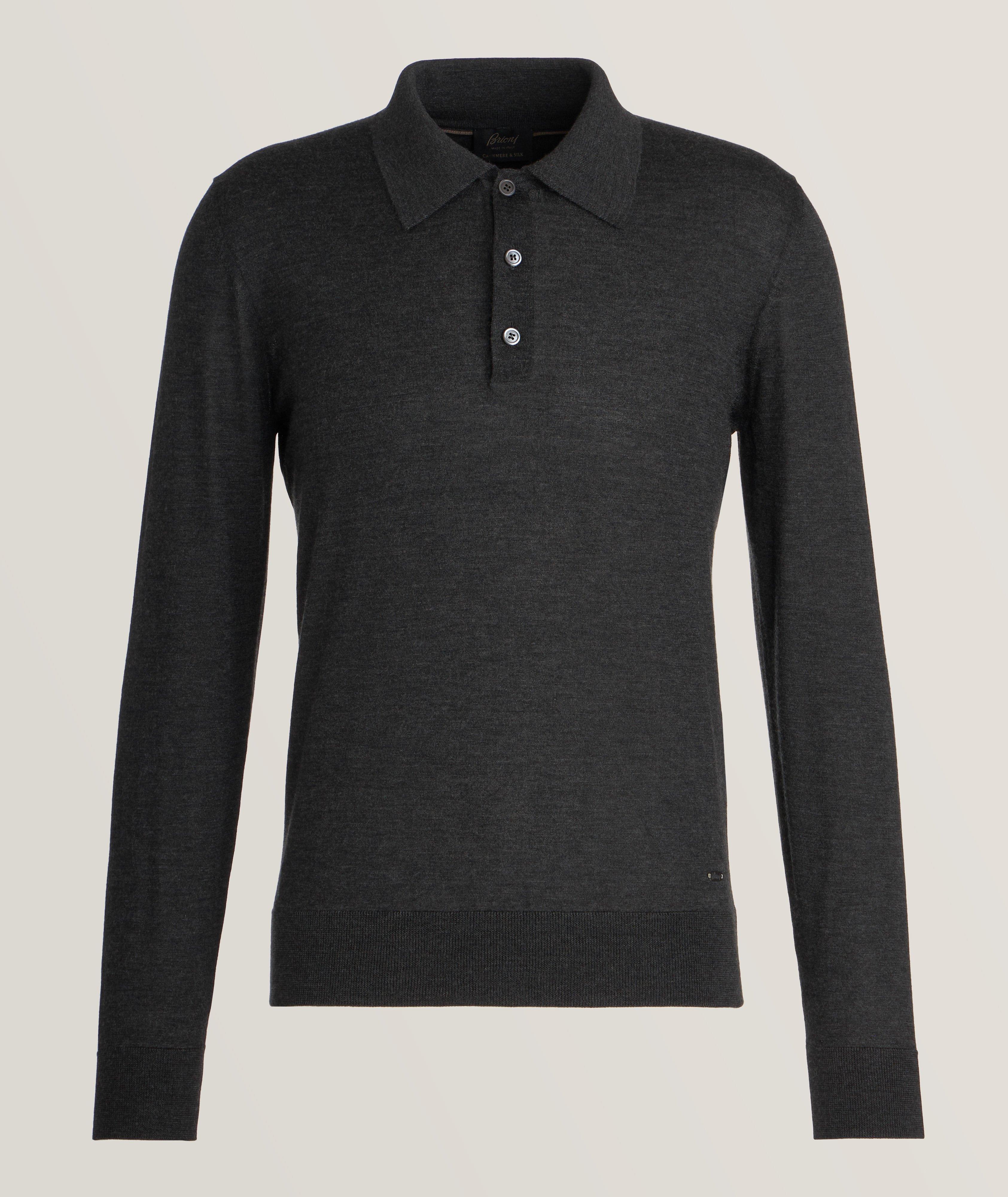 Cashmere Silk Knitted Polo image 0