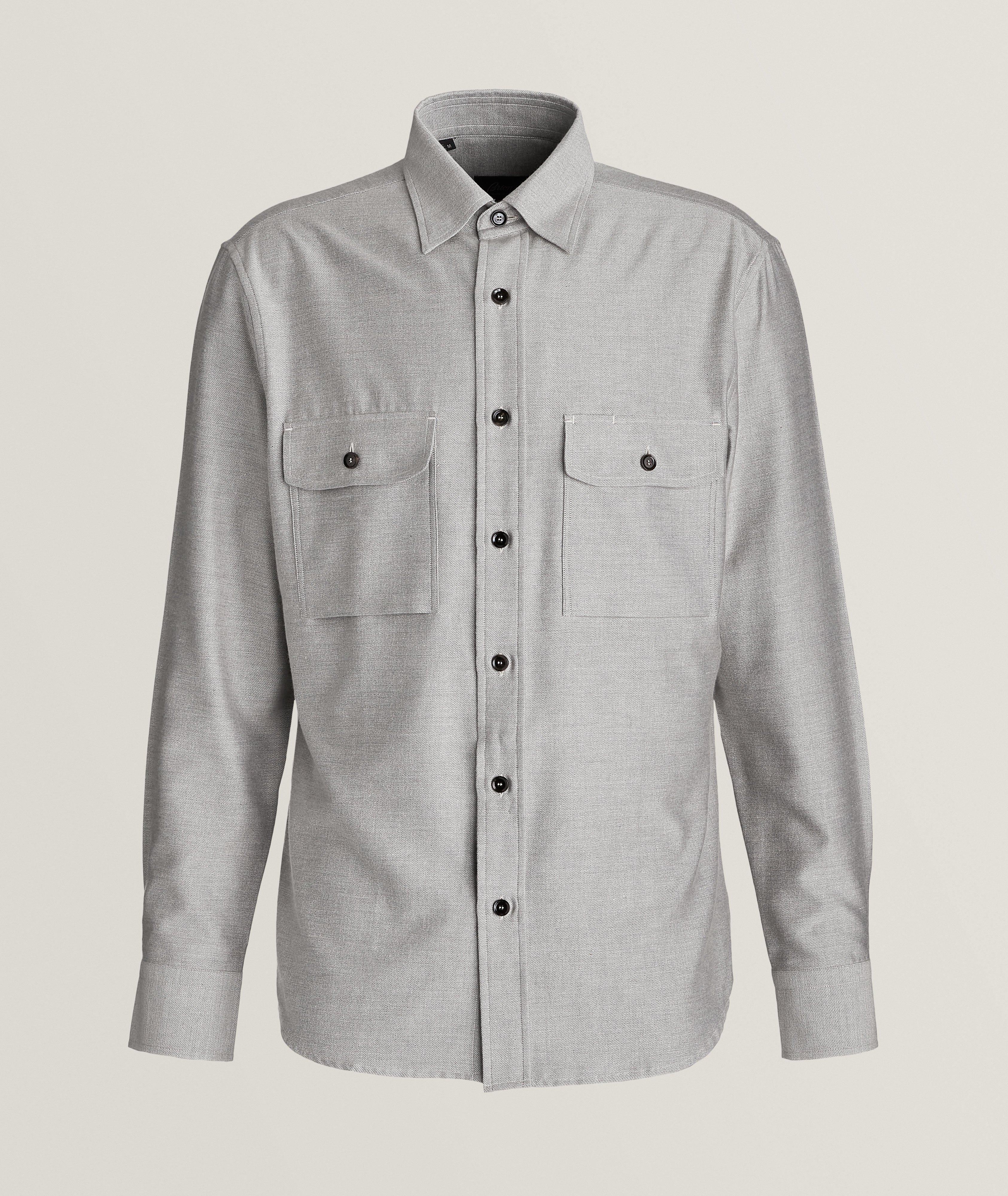 Cotton-Cashmere Military Overshirt image 0