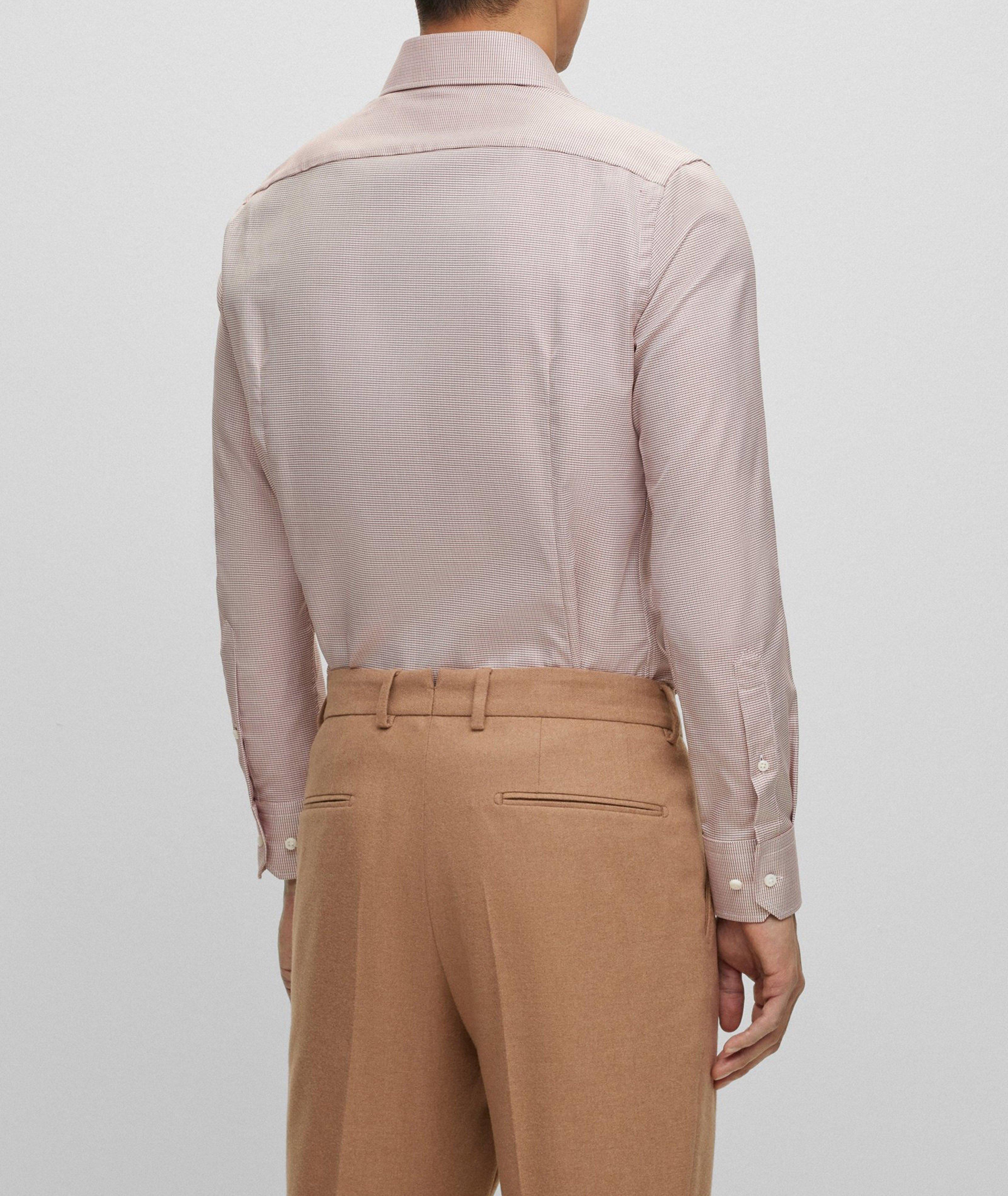 Chemise habillée en coton à tissage façonné image 2