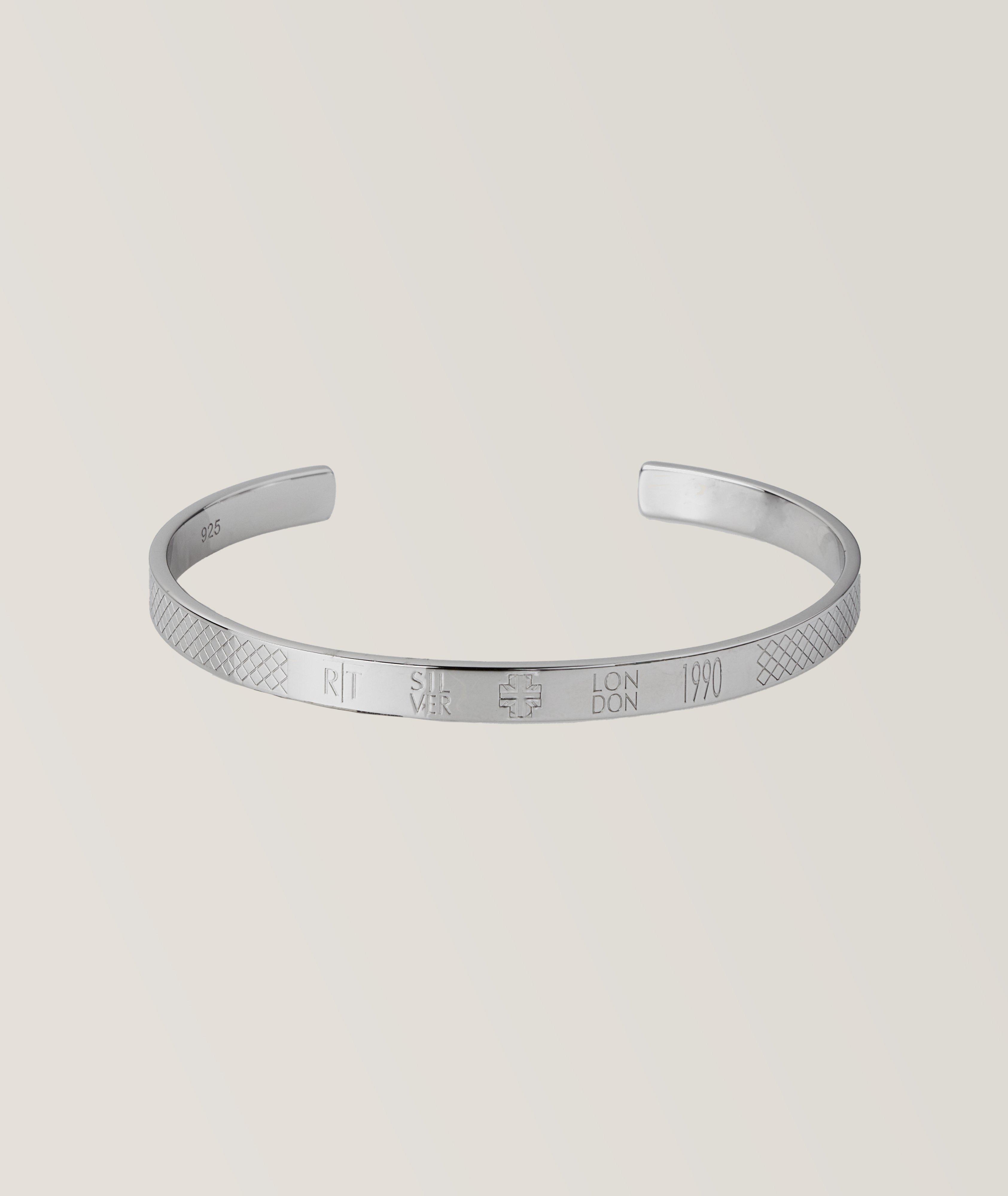 Rhodium Plated Hallmark Bangle  image 0