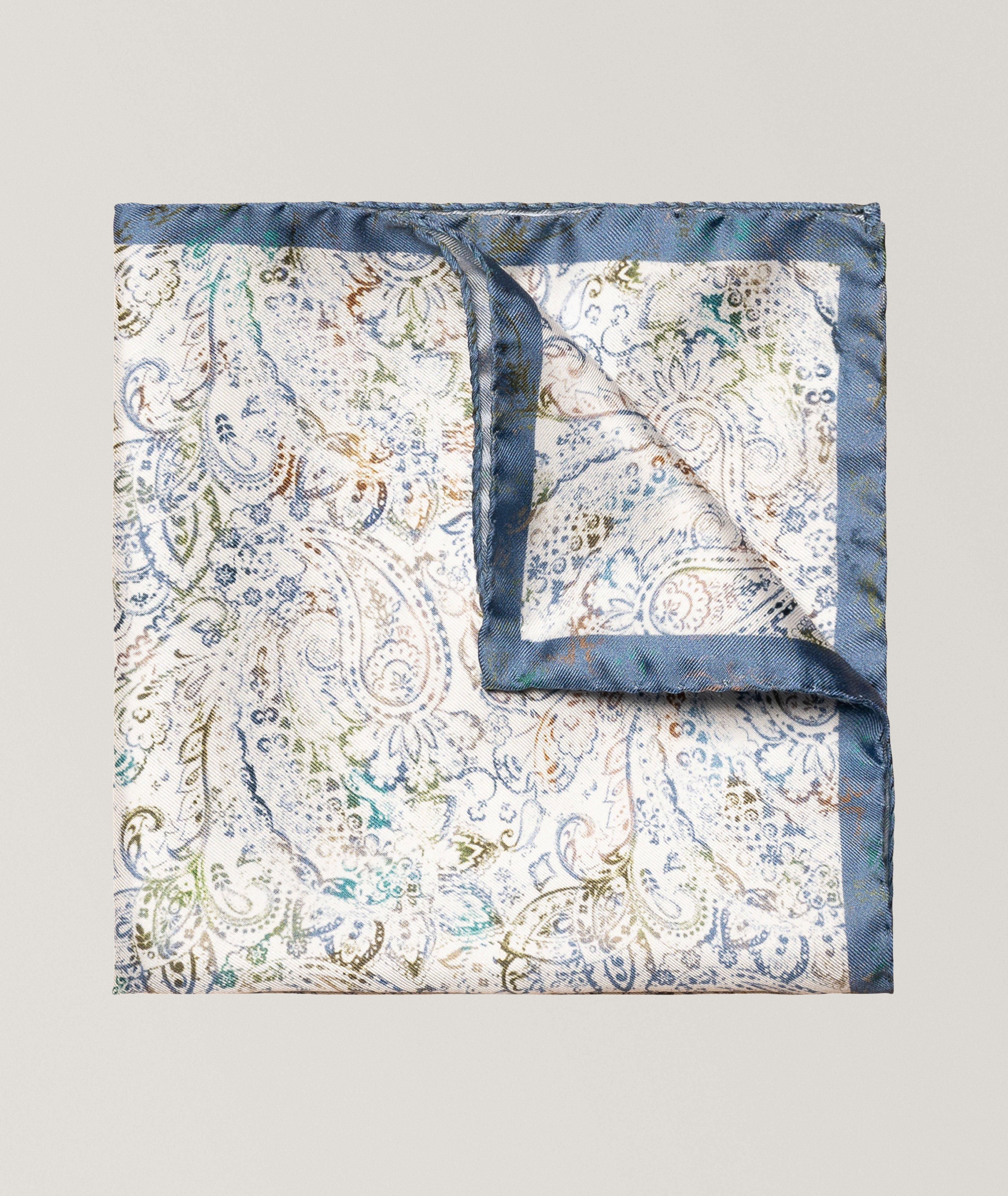 Paisley Silk Pocket Square  image 0