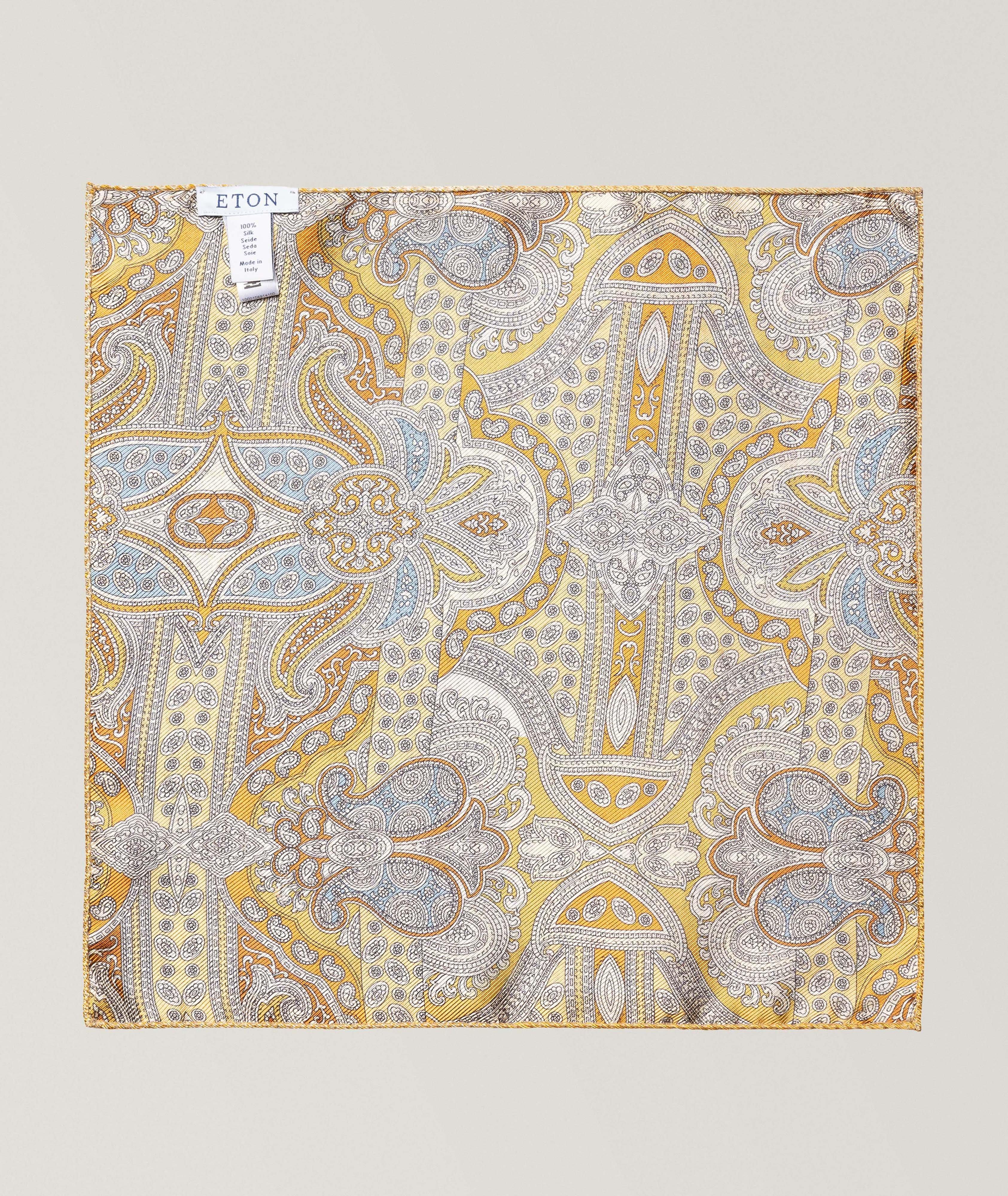 Paisley Silk Pocket Square  image 1