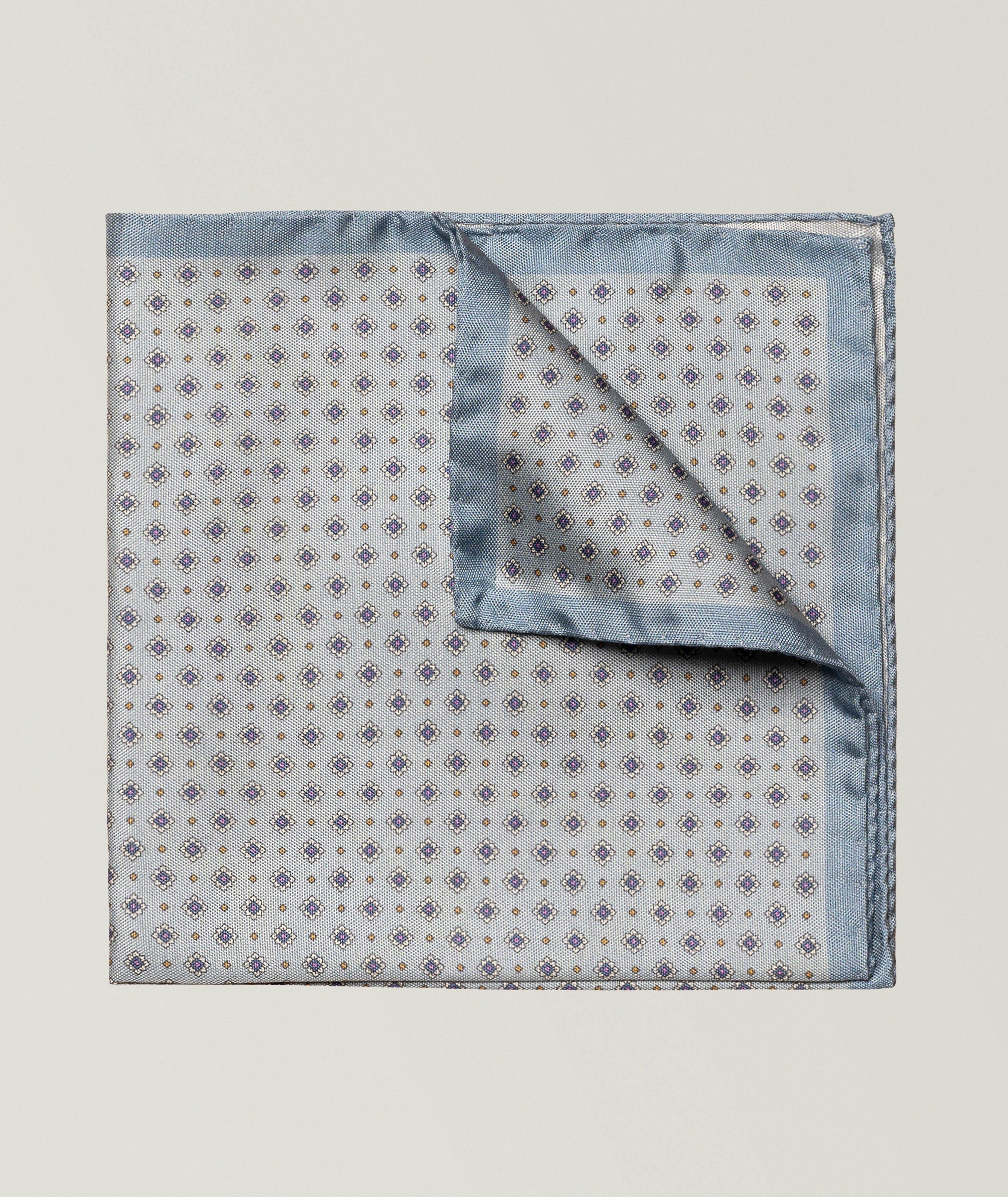 Floral Silk Pocket Square