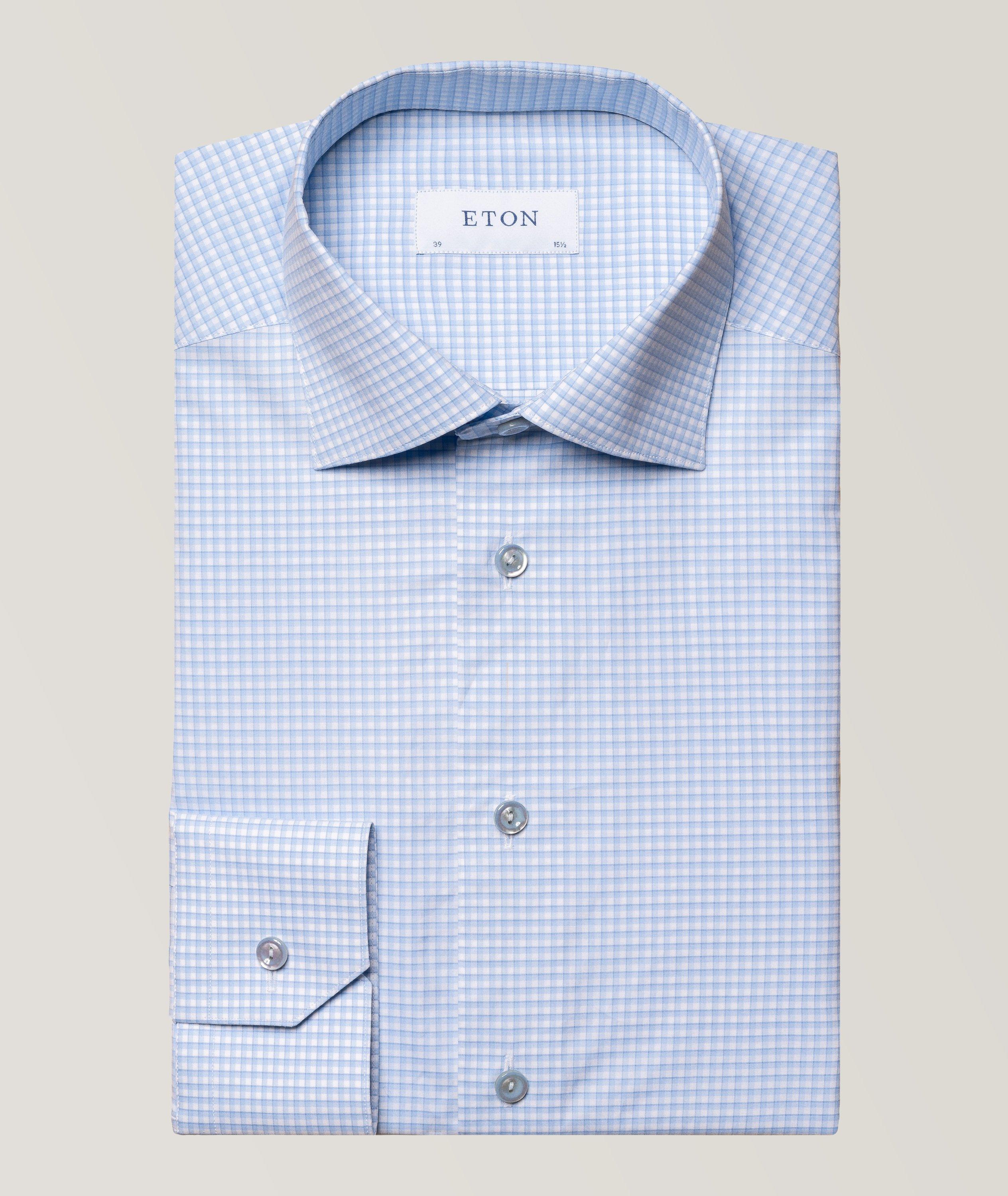 Elevated Collection Check Poplin Dress Shirt image 0