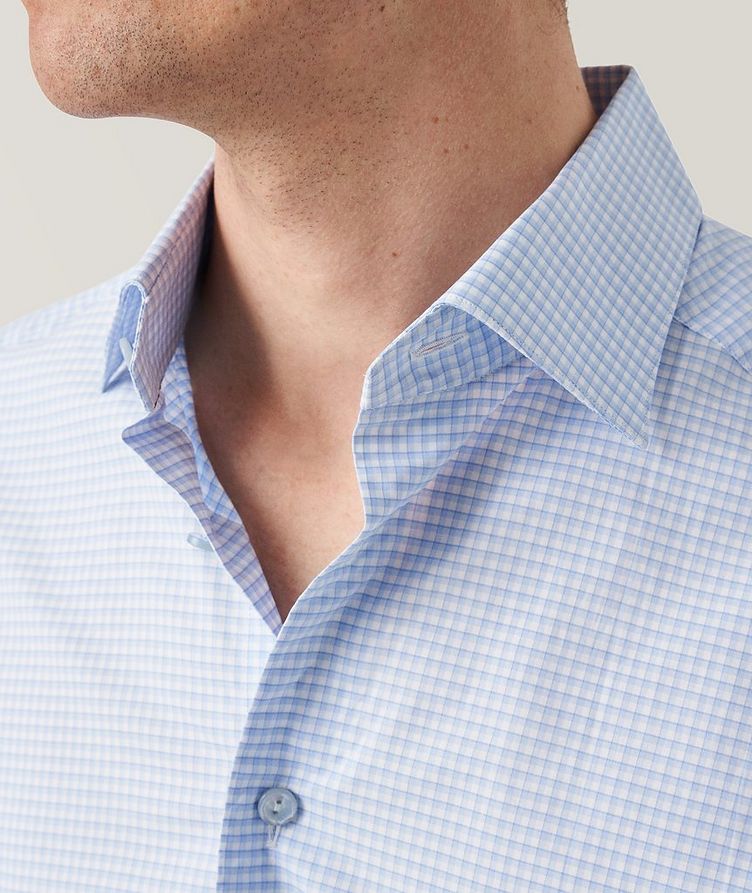 Elevated Collection Check Poplin Dress Shirt image 1