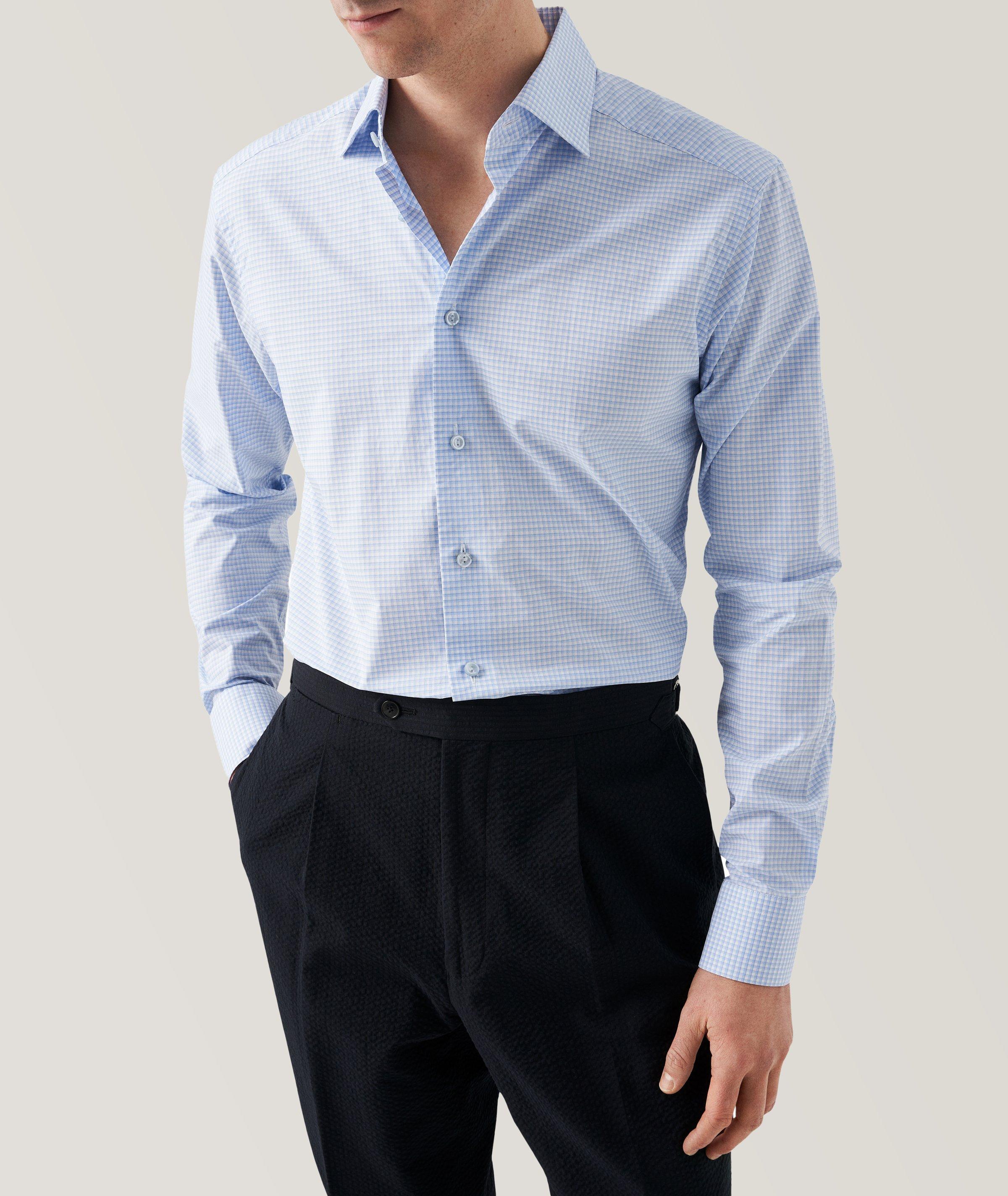 Elevated Collection Check Poplin Dress Shirt image 3