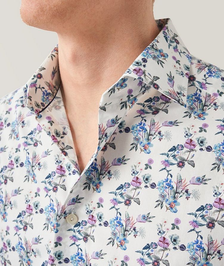 Chemise habillée en twill à motif floral image 1