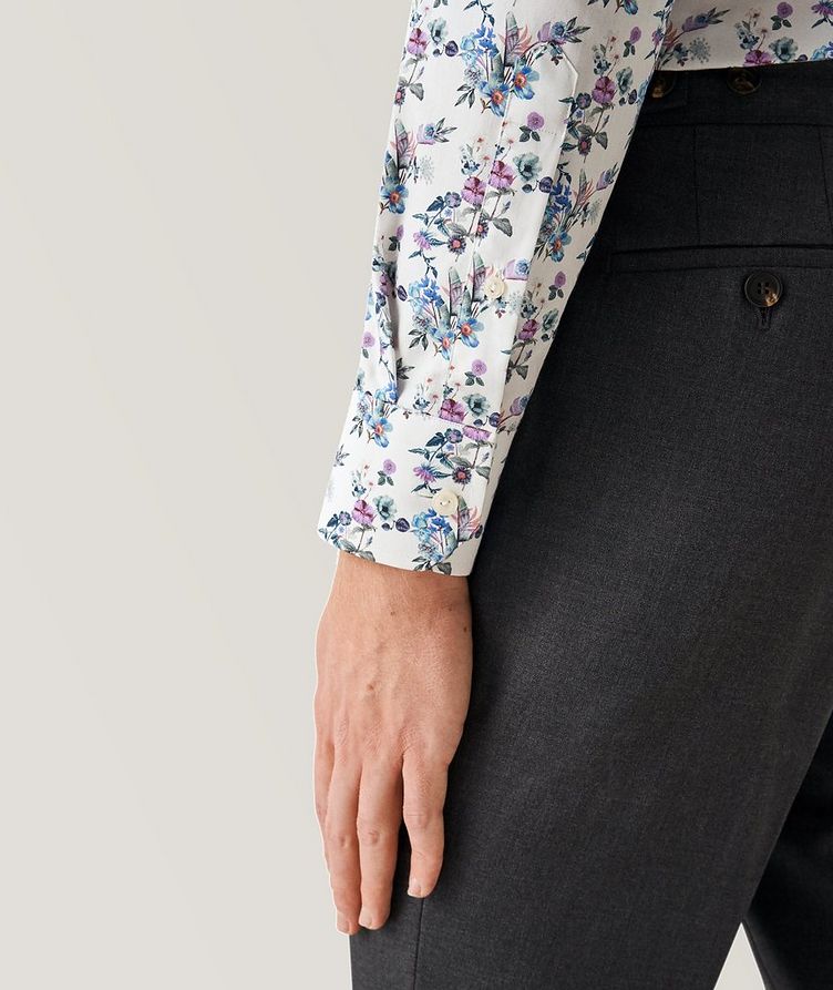 Chemise habillée en twill à motif floral image 2