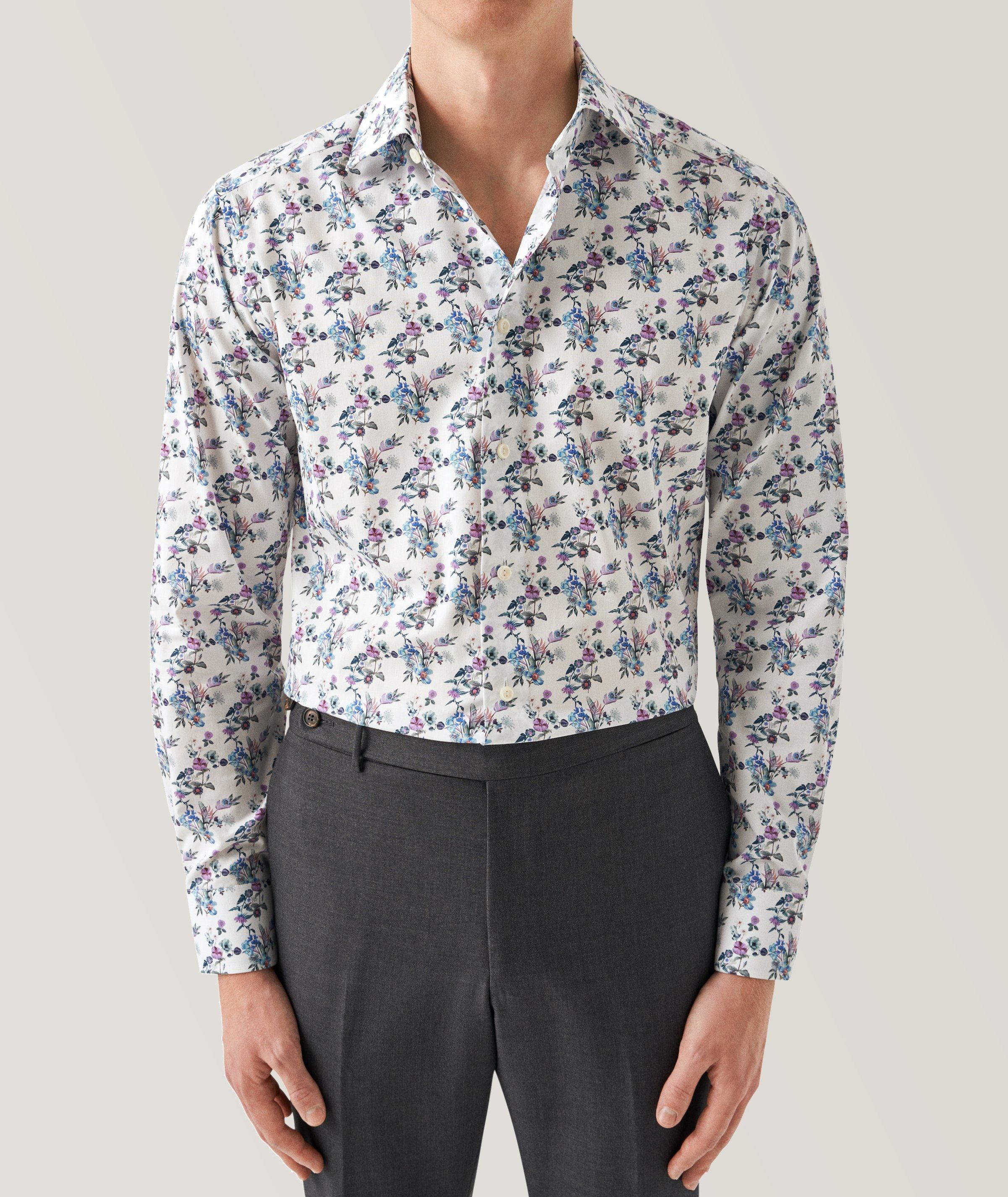 Slim Fit Floral Print Shirt image 3