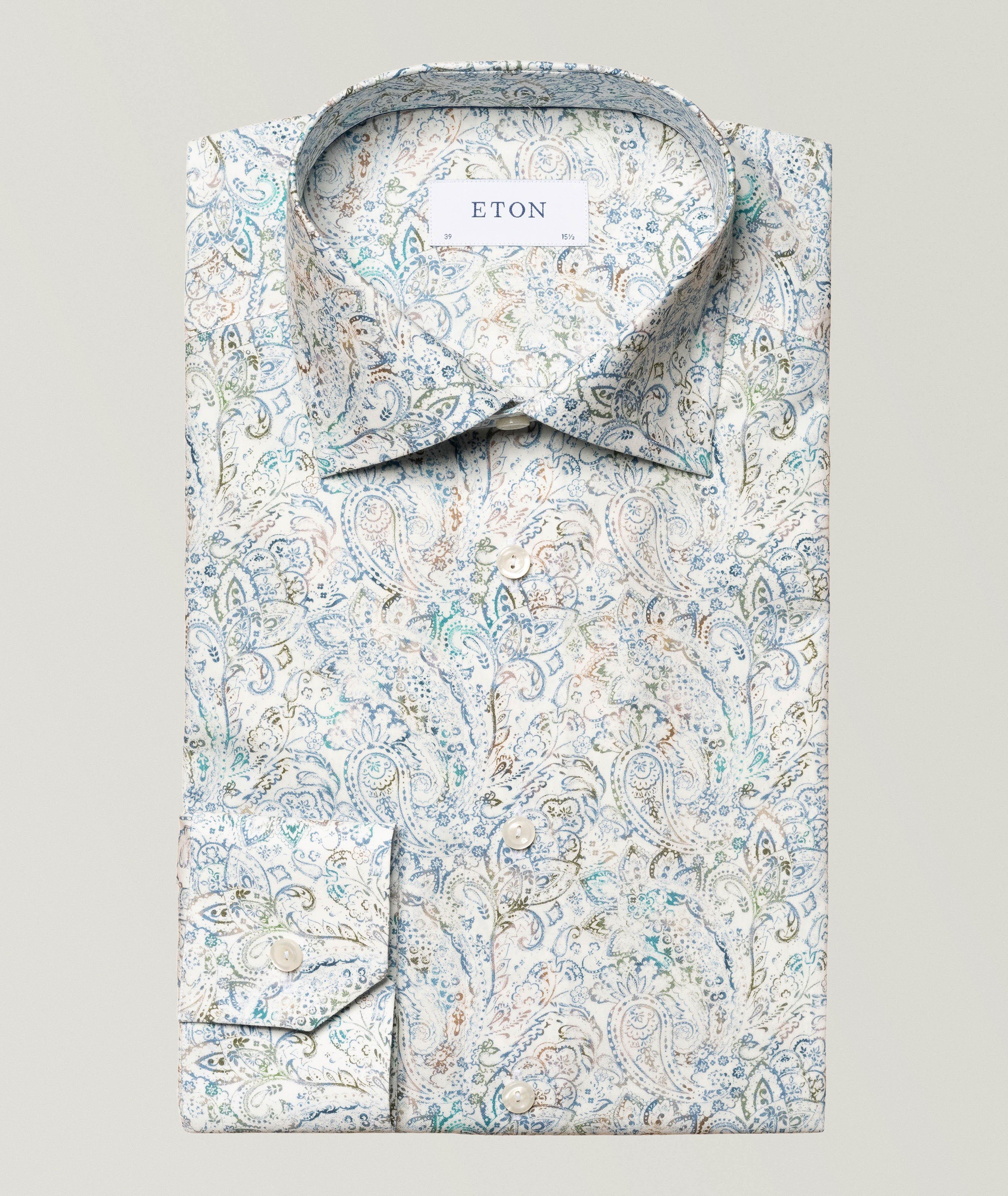 Pasiley Cotton-Tencel Shirt