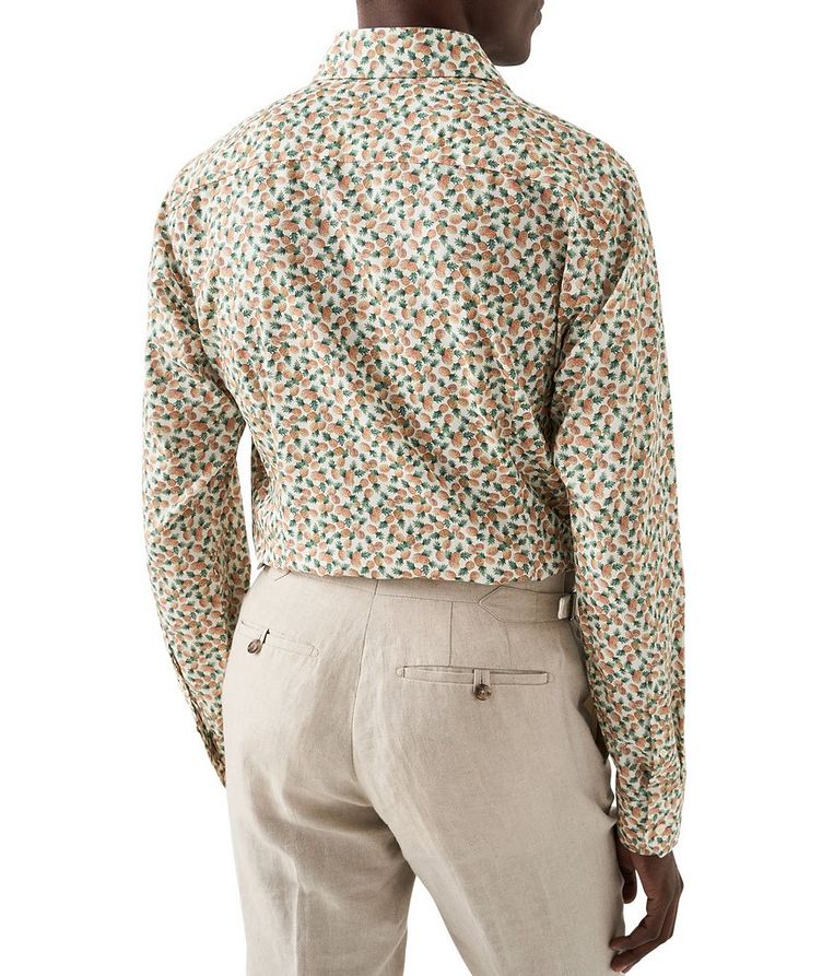 Slim Fit Pineapple Print Cotton Tencel® Shirt image 4