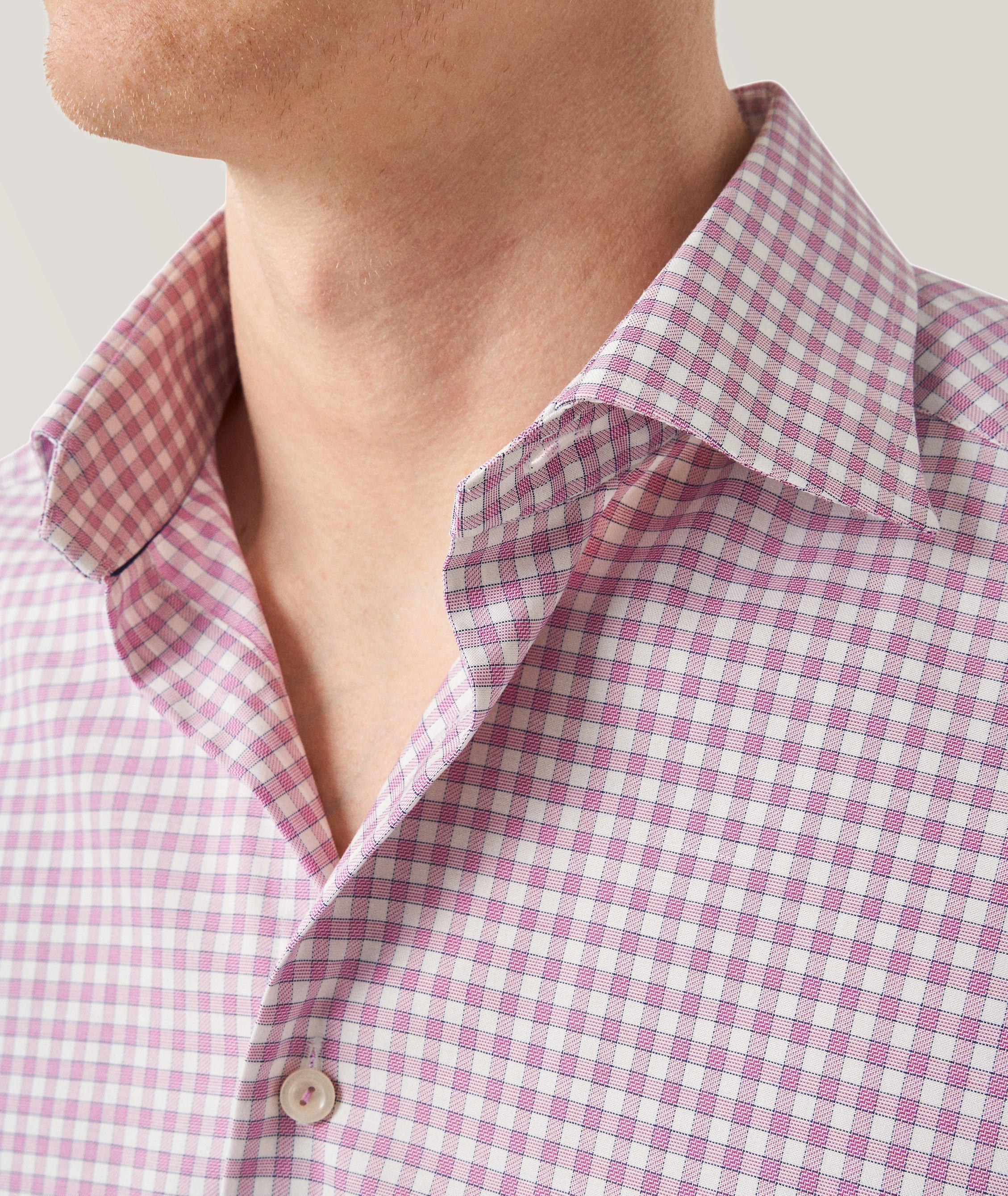 Slim Fit Check Dress Shirt image 1