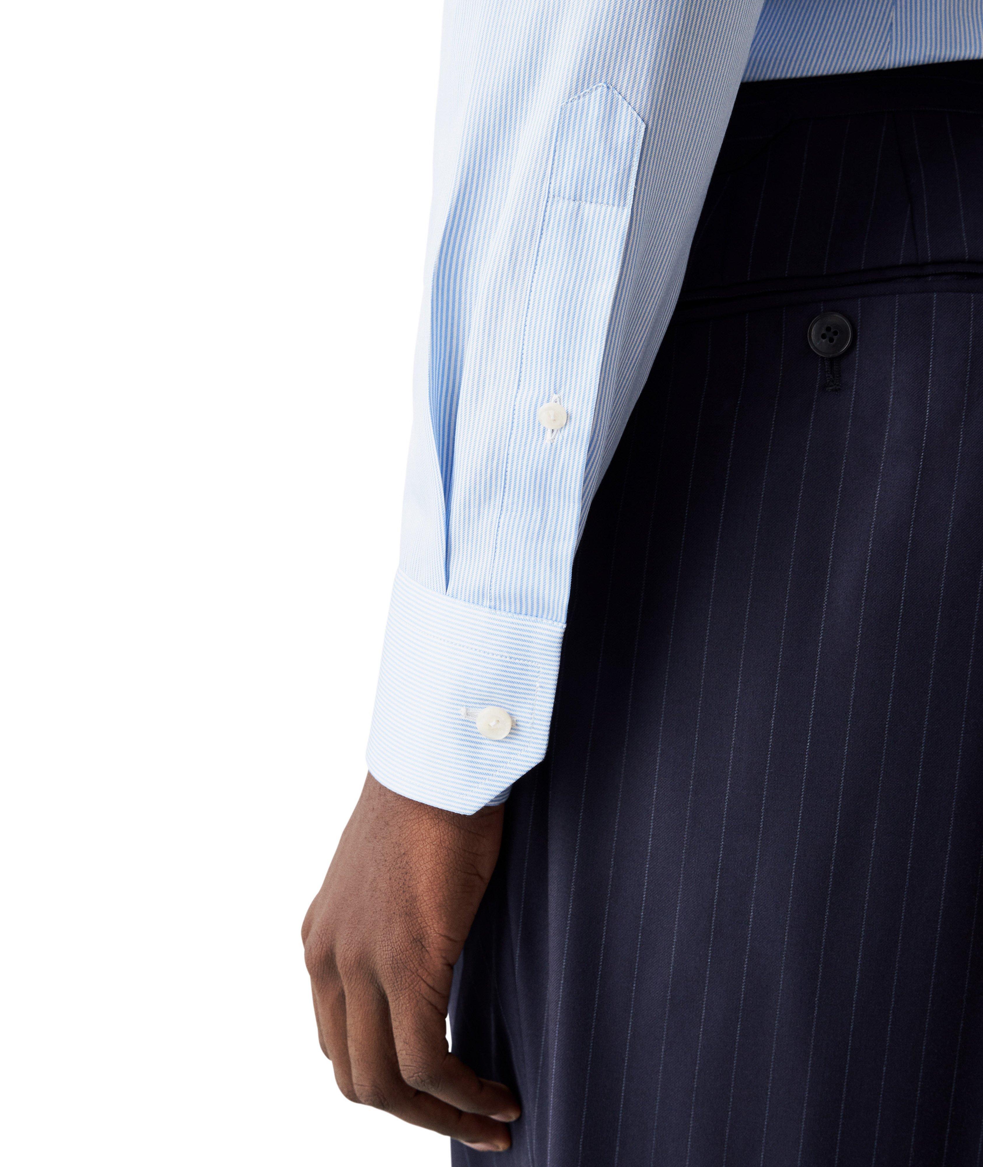 Fine Striped Signature Twill Dress Shirt image 2