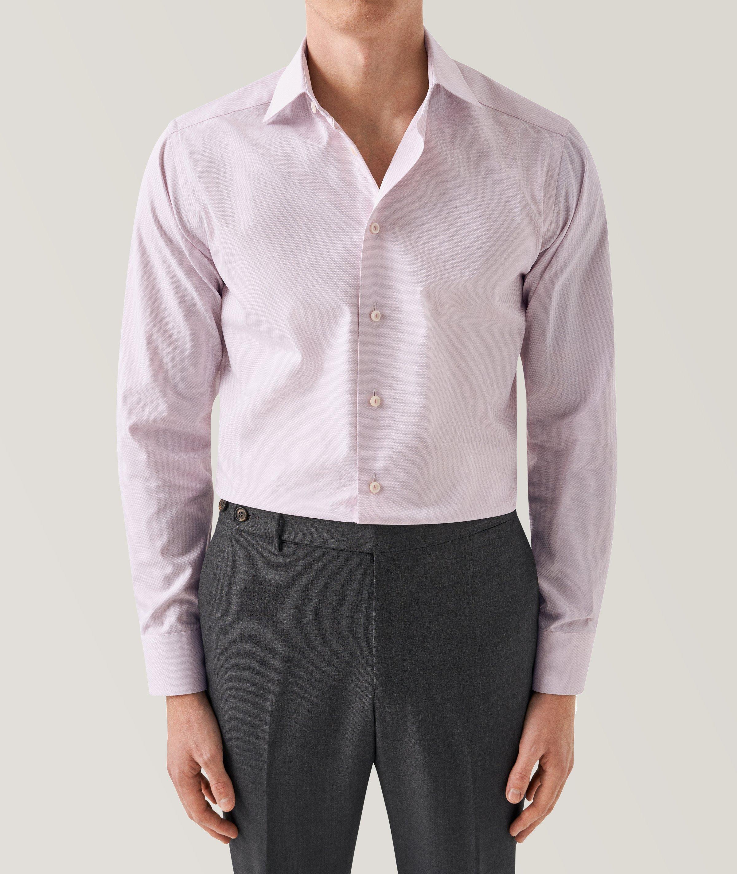 Slim-Fit Dobby Dress Shirt image 3