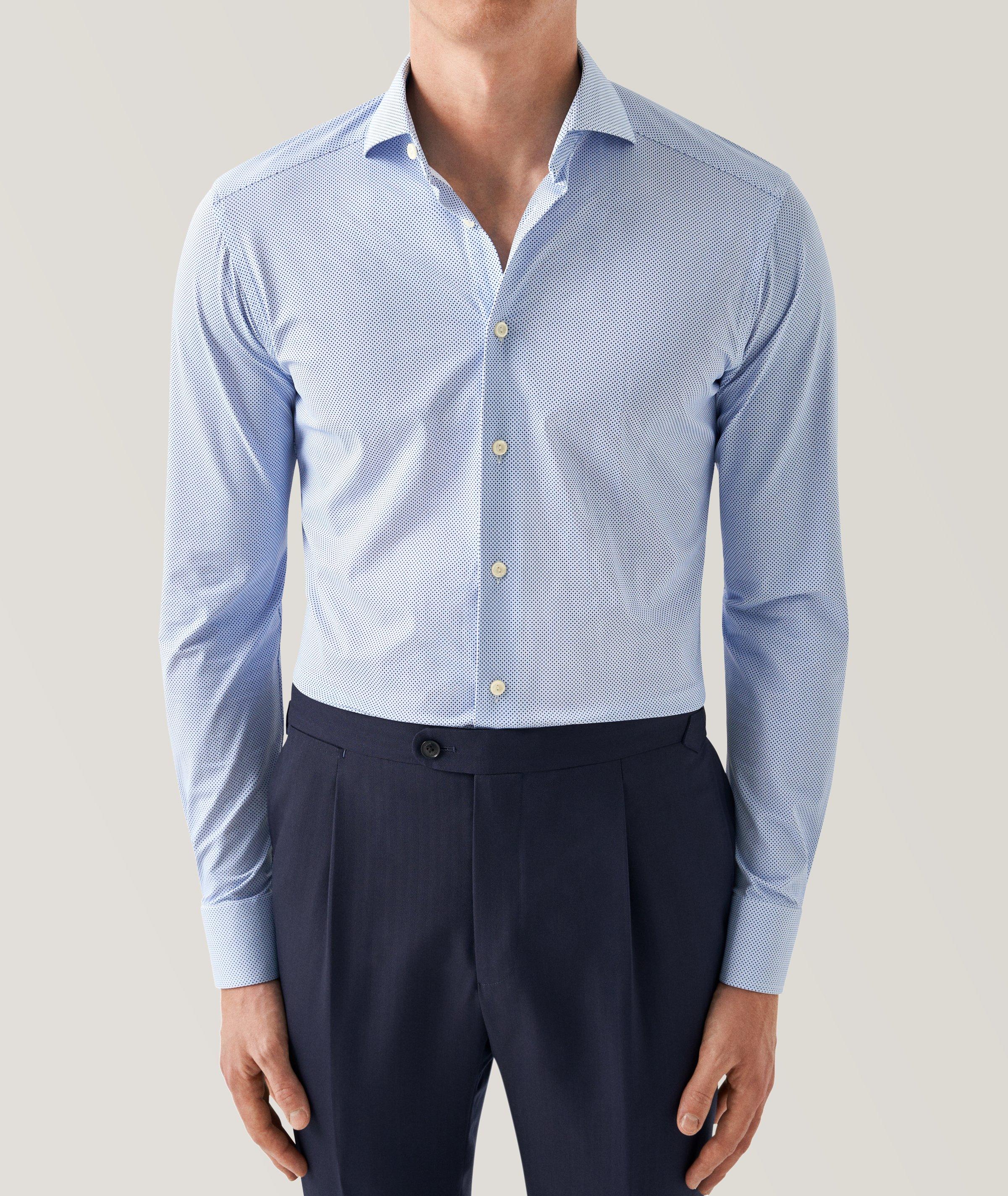 Geometric Four-Way Stretch Dress Shirt  image 3