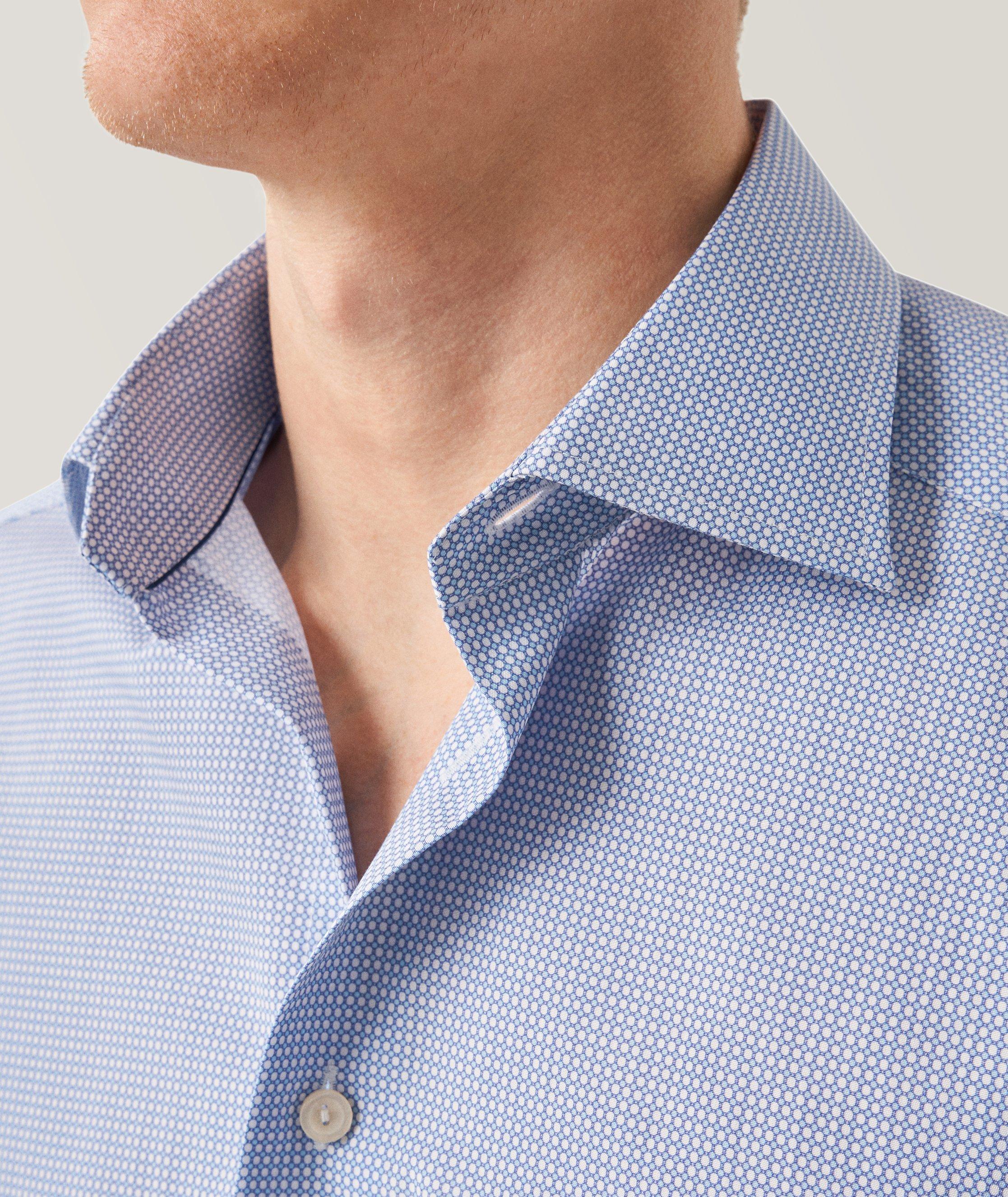 Contemporary-Fit Micro Print Shirt image 1