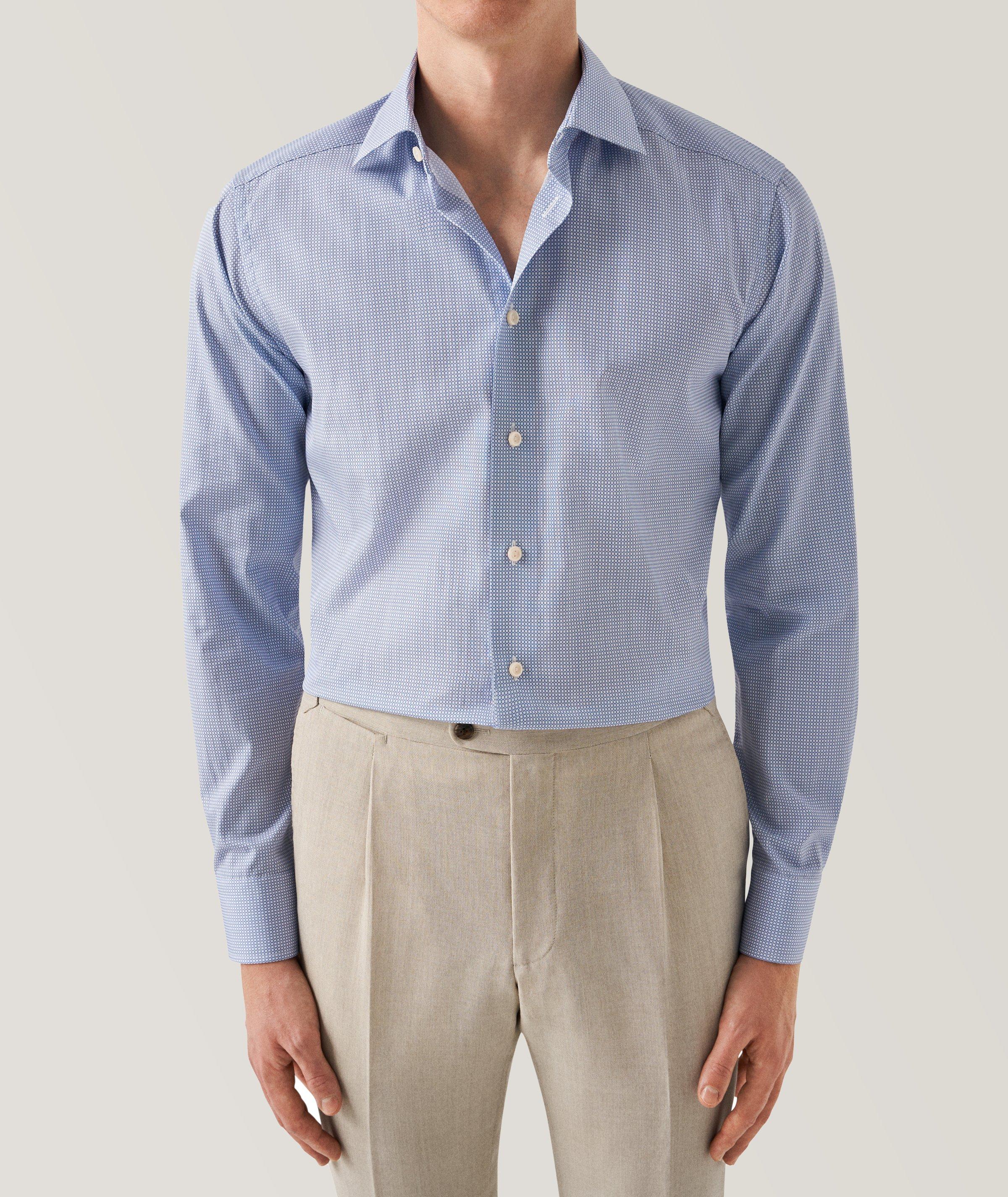 Contemporary-Fit Micro Dress Shirt image 3