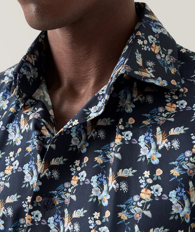 Chemise habillée en twill à motif floral image 1