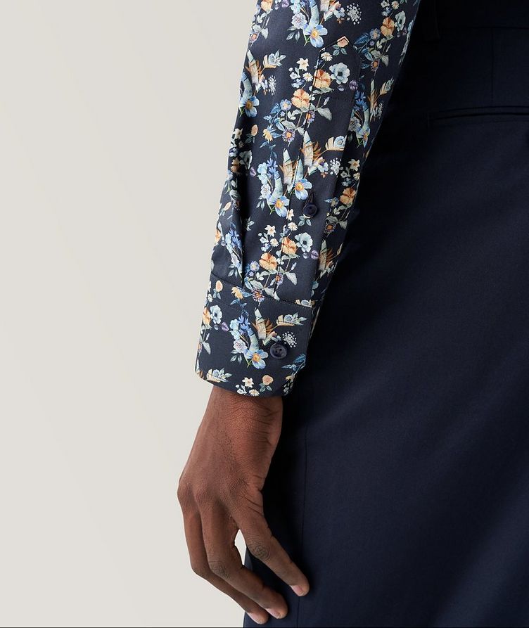 Chemise habillée en twill à motif floral image 2