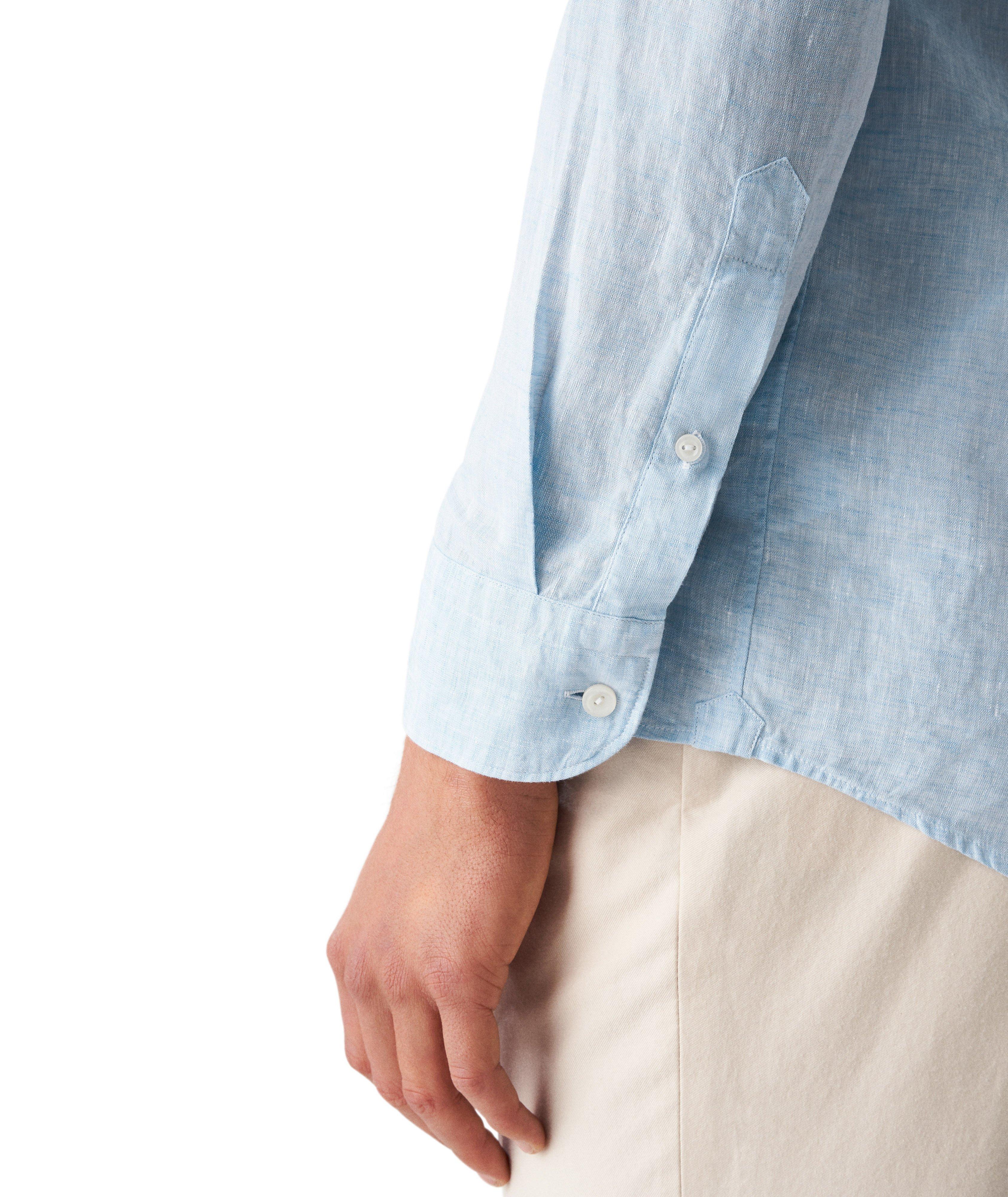 Contemporary-Fit Linen Shirt image 4