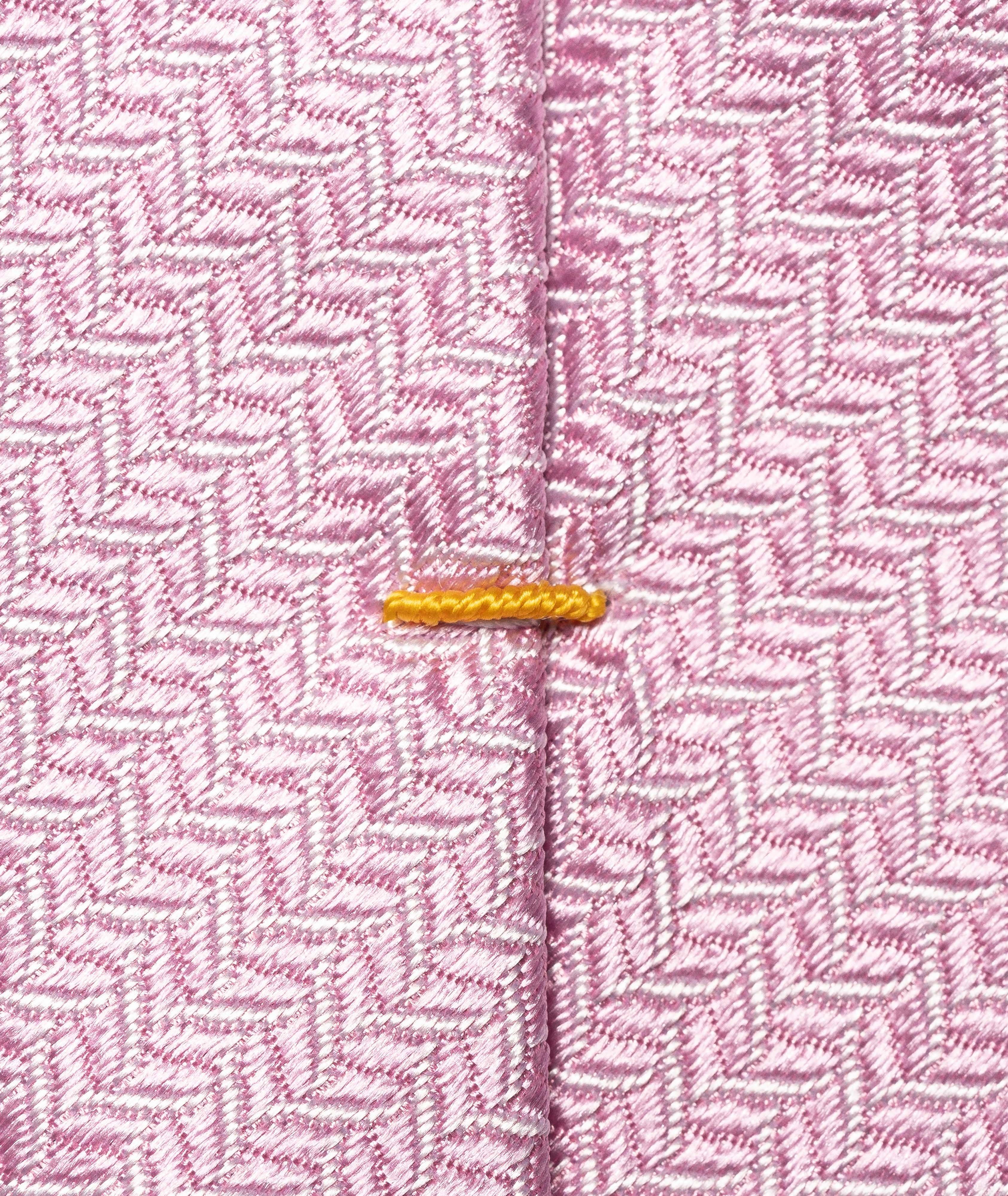 Geometric Woven Silk Tie image 1