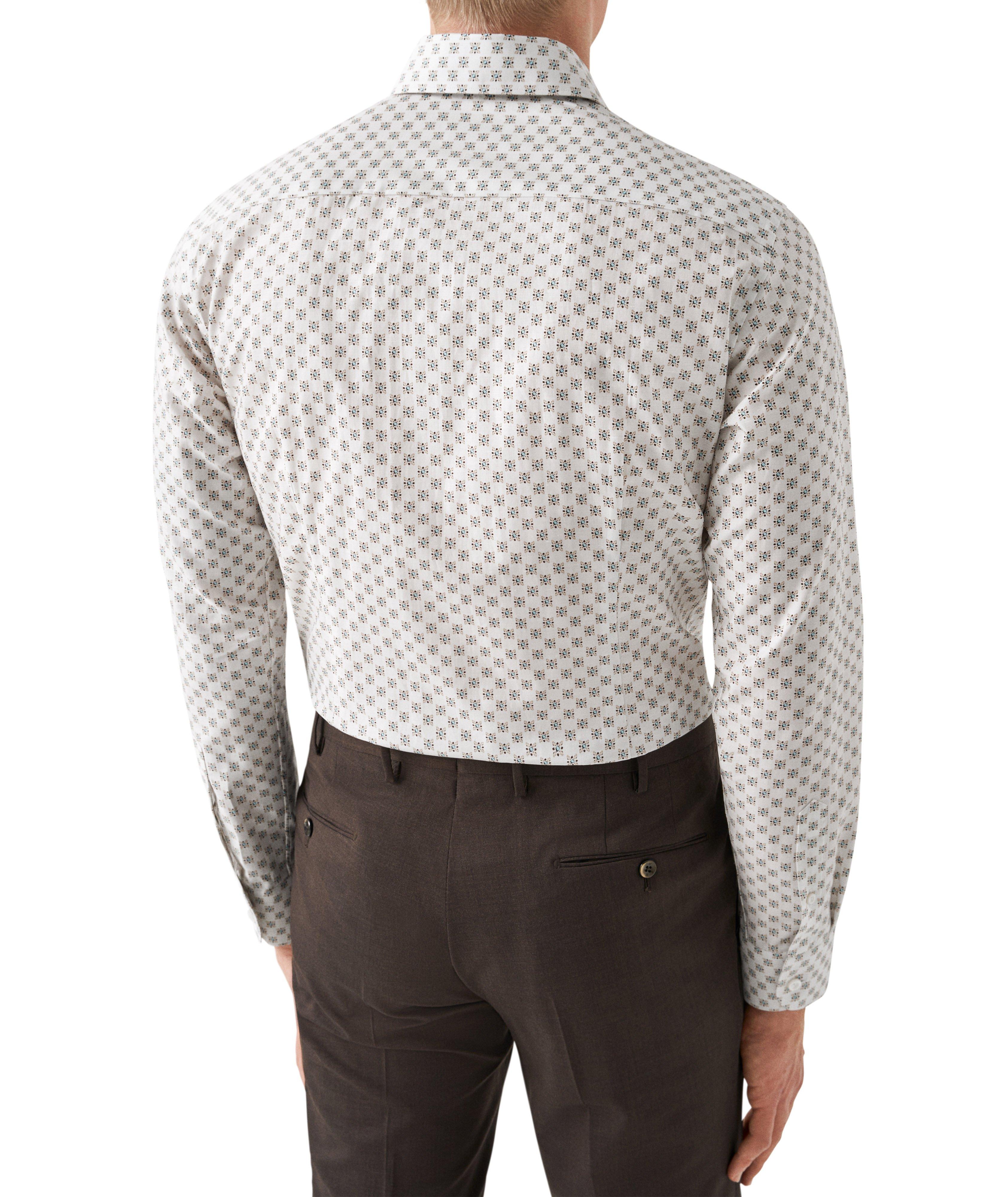 Slim-Fit Geometric Elevated Dress Shirt image 2